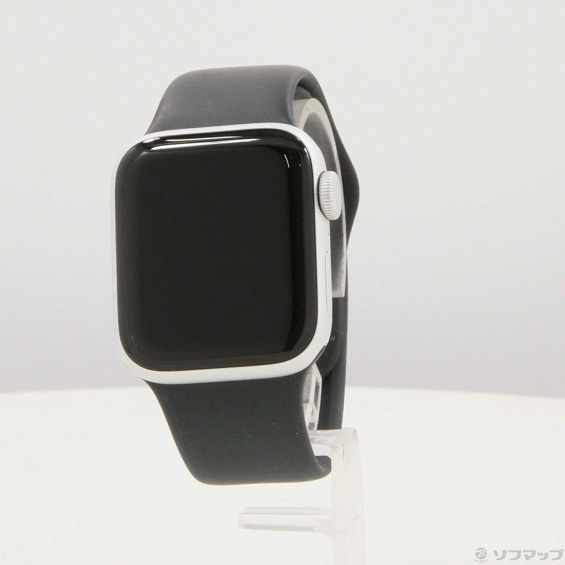Apple Watch SE 第1世代 GPS 40mm シルバーアルミニウムケース ブラックスポーツバンド