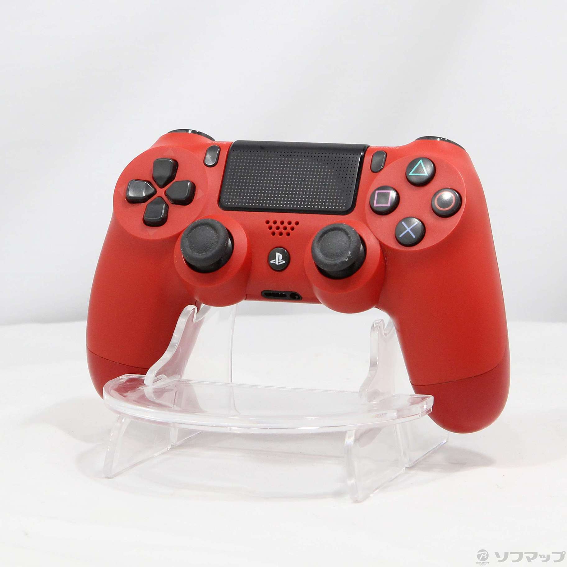 中古】ワイヤレスコントローラー DUALSHOCK4 CUH-ZCT2J1 マグマ