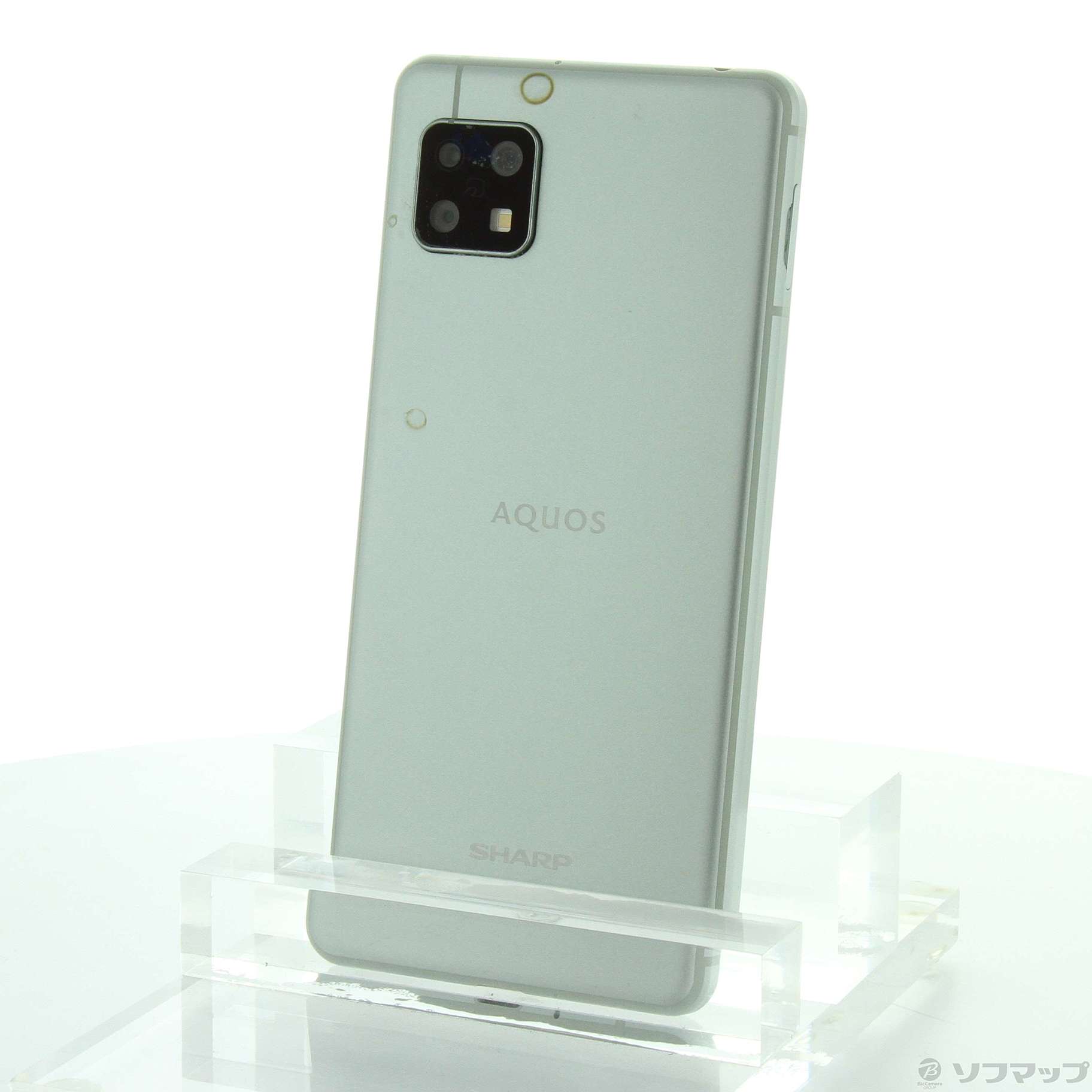 中古】AQUOS sense5G 64GB オリーブシルバー SH-M17S SIMフリー