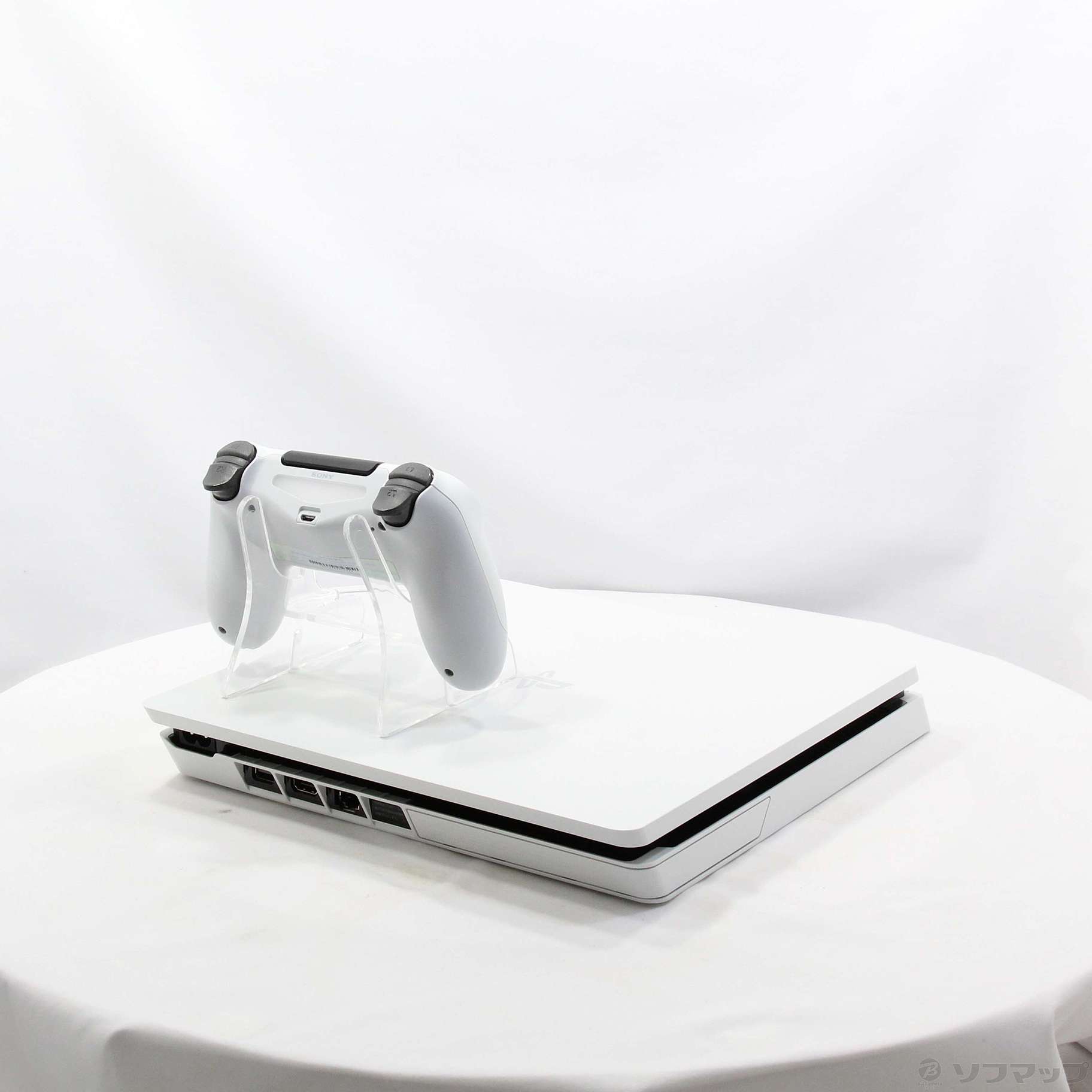 中古】PlayStation 4 グレイシャー・ホワイト 500GB CUH-2100AB02 ◇02