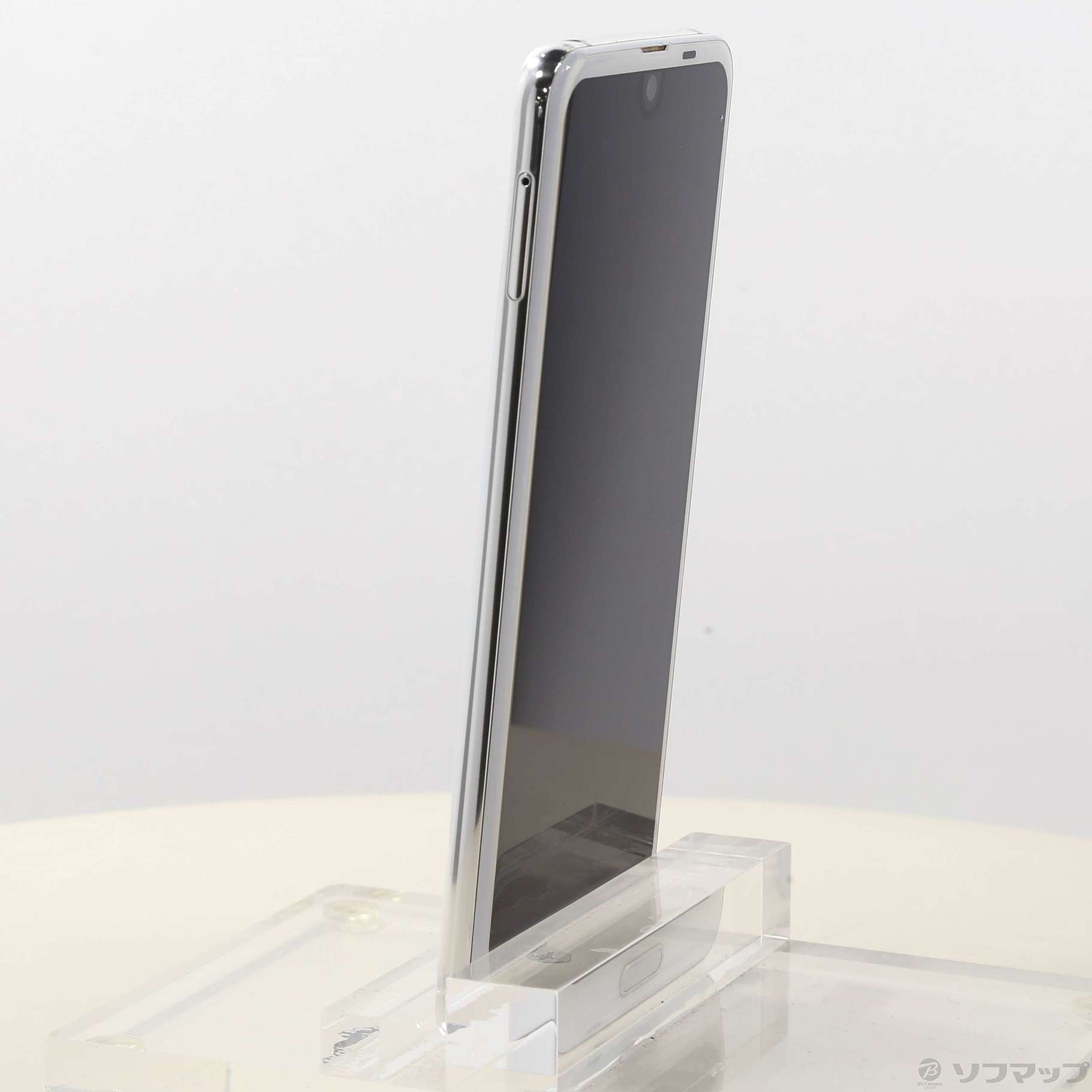 中古】AQUOS R2 64GB プラチナムホワイト SH-03K docomoロック解除SIM