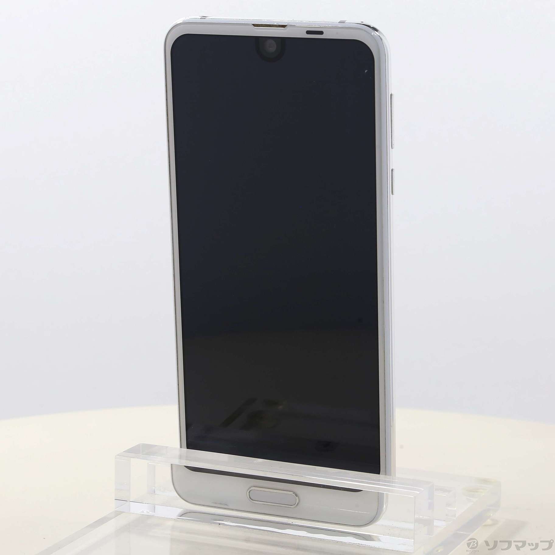 中古】AQUOS R2 64GB プラチナムホワイト SH-03K docomoロック解除SIM