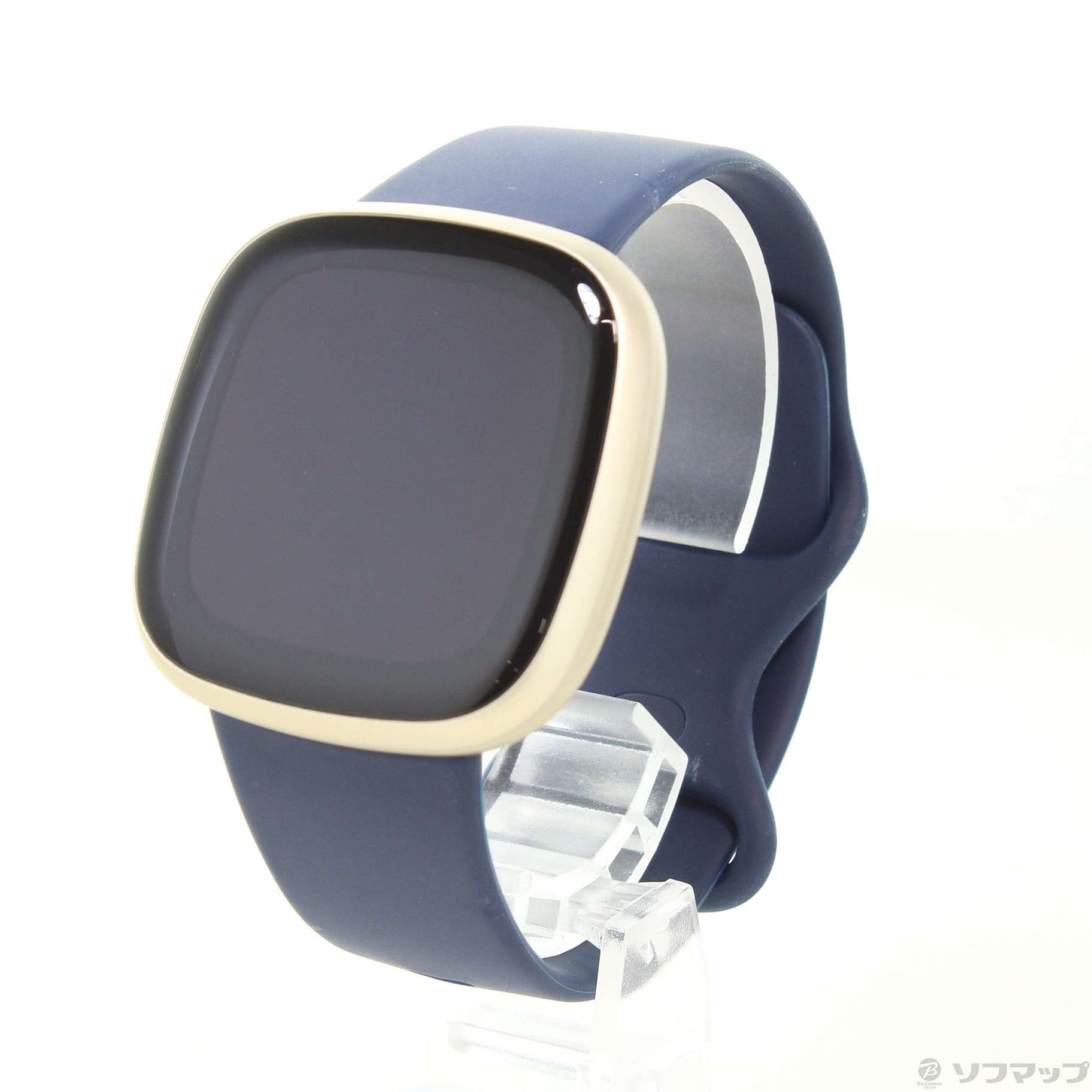 〔展示品〕 Fitbit Versa 3 FB511GLNV-FRCJK ミッドナイト／ソフトゴールド