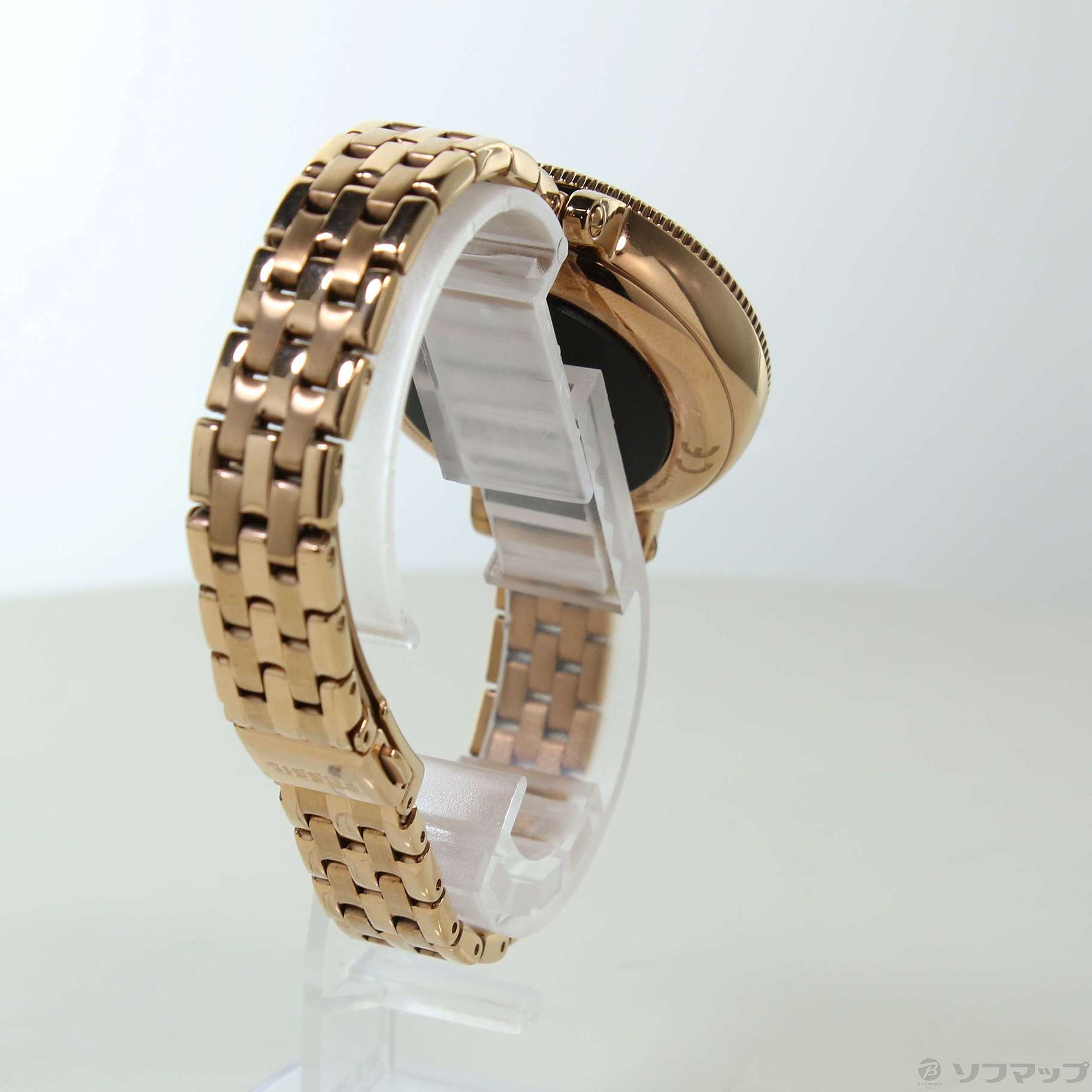 中古】〔展示品〕 FOSSIL HR FTW7037 シルバー／ローズゴールド