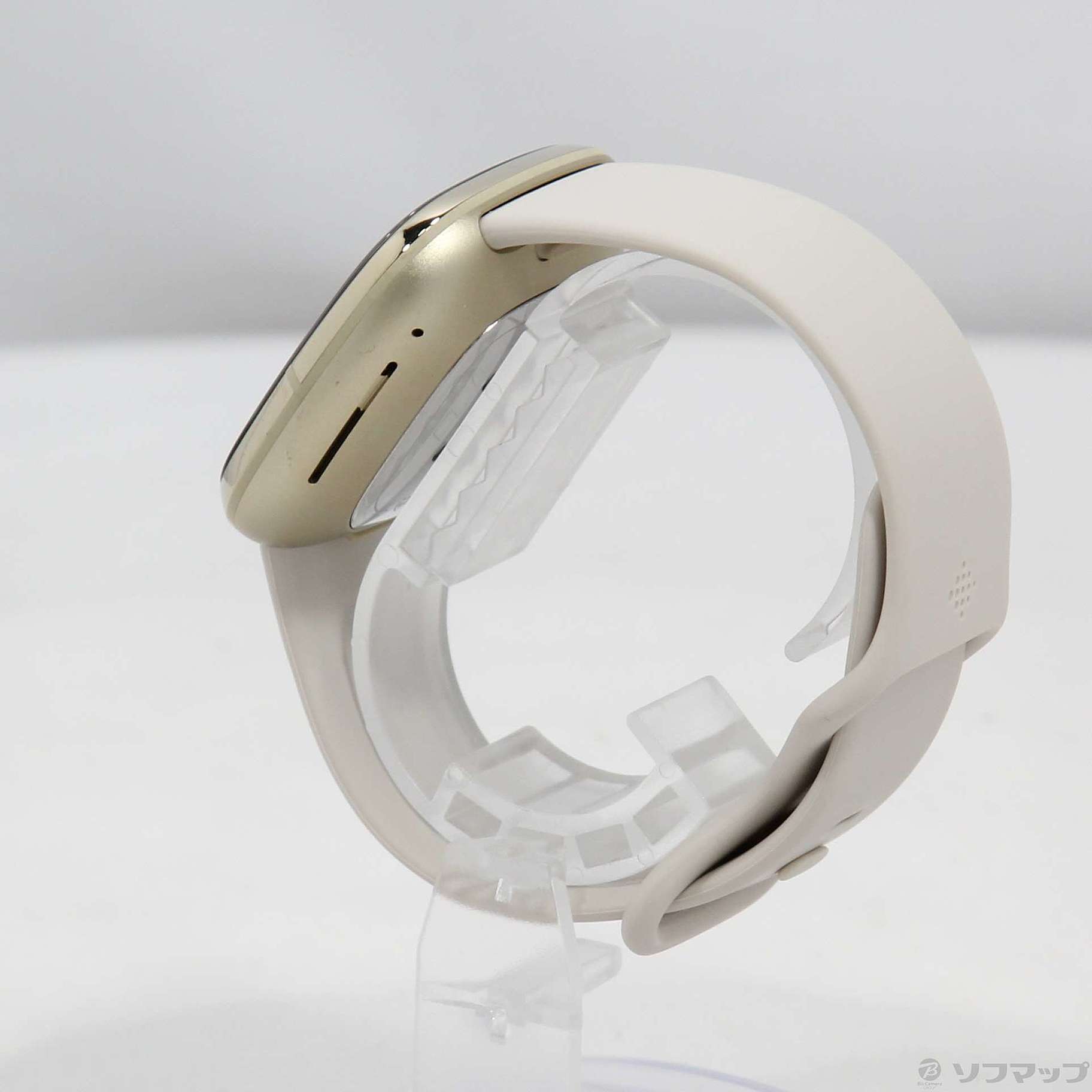 中古】〔展示品〕 Fitbit Sense FB512GLWT-FRCJK ルナホワイト／ソフト