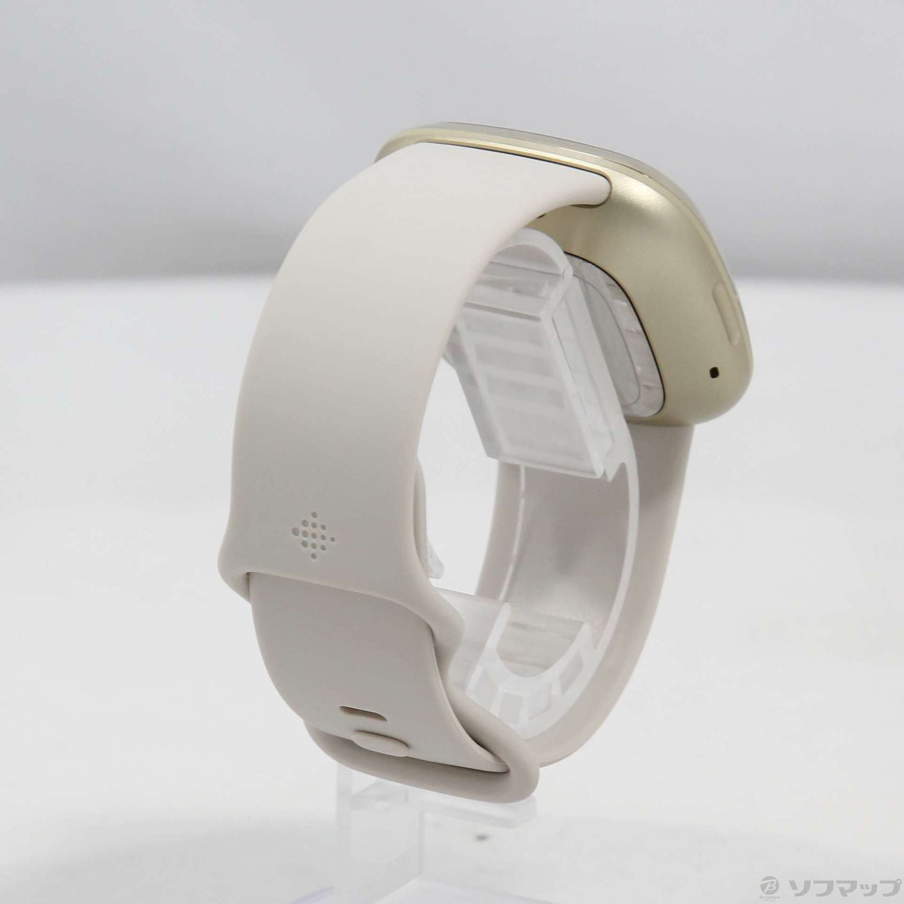 中古】〔展示品〕 Fitbit Sense FB512GLWT-FRCJK ルナホワイト／ソフト