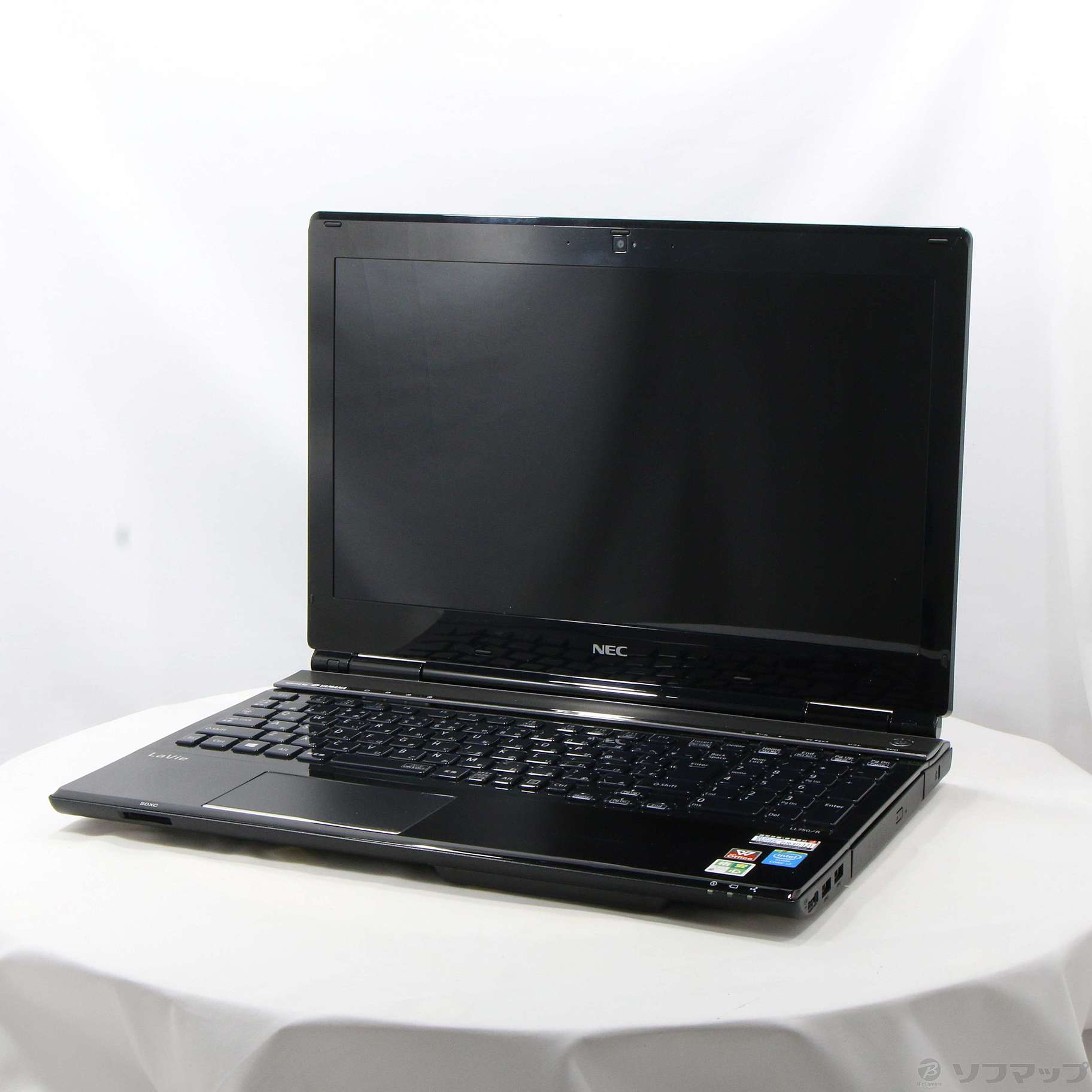 格安安心パソコン LaVie L PC-LL750RSB-YC クリスタルブラック