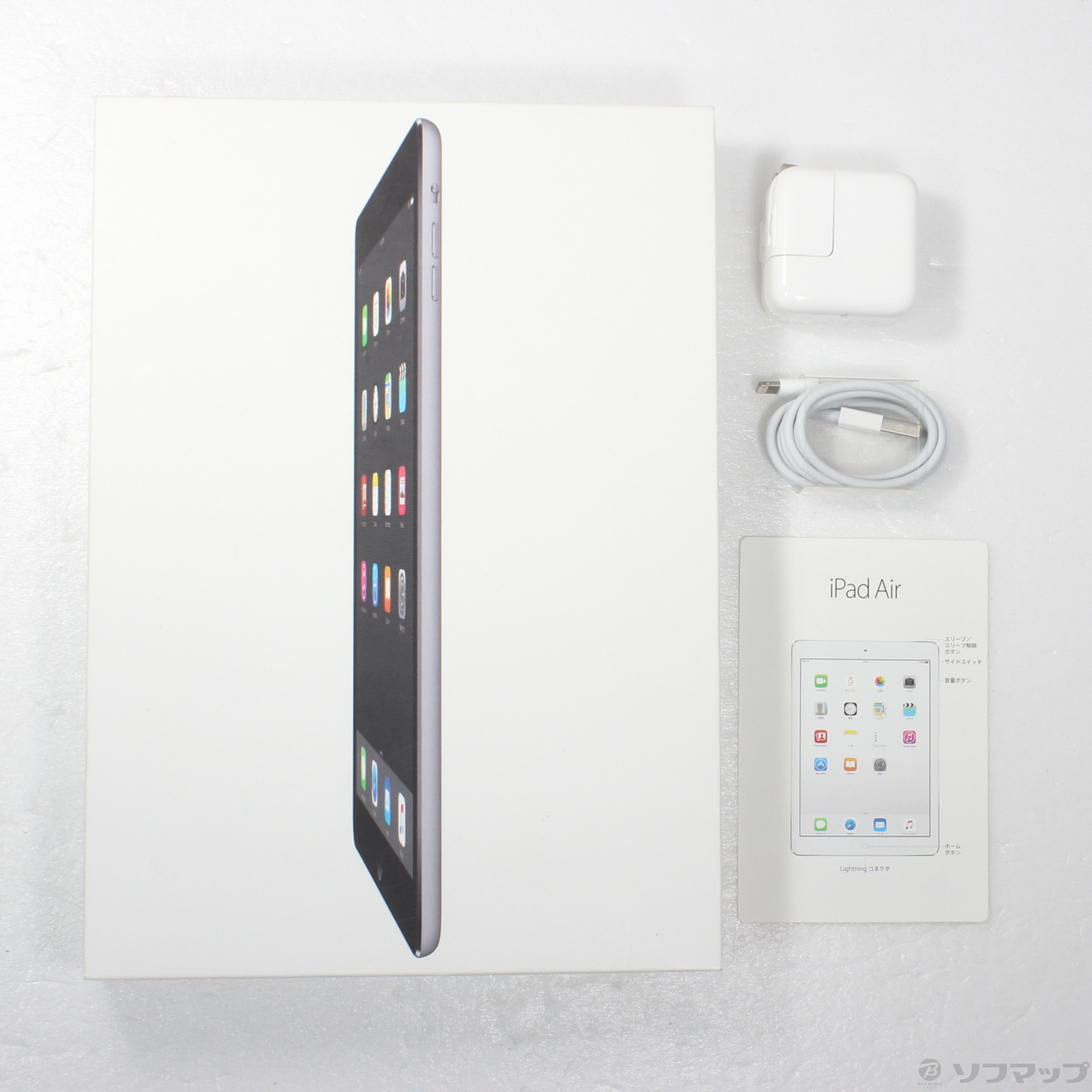 中古】iPad Air 16GB スペースグレイ MD785J／B Wi-Fi [2133045660149