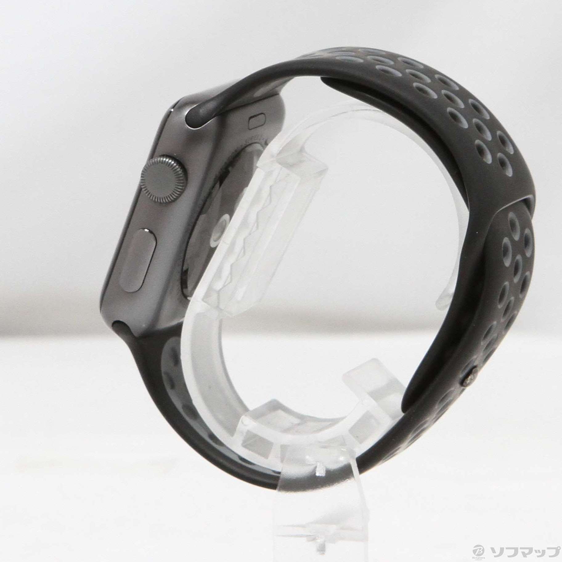 〔中古品〕 Apple Watch Series 2 Nike+ 42mm スペースグレイアルミニウムケース  ブラック／クールグレーNikeスポーツバンド
