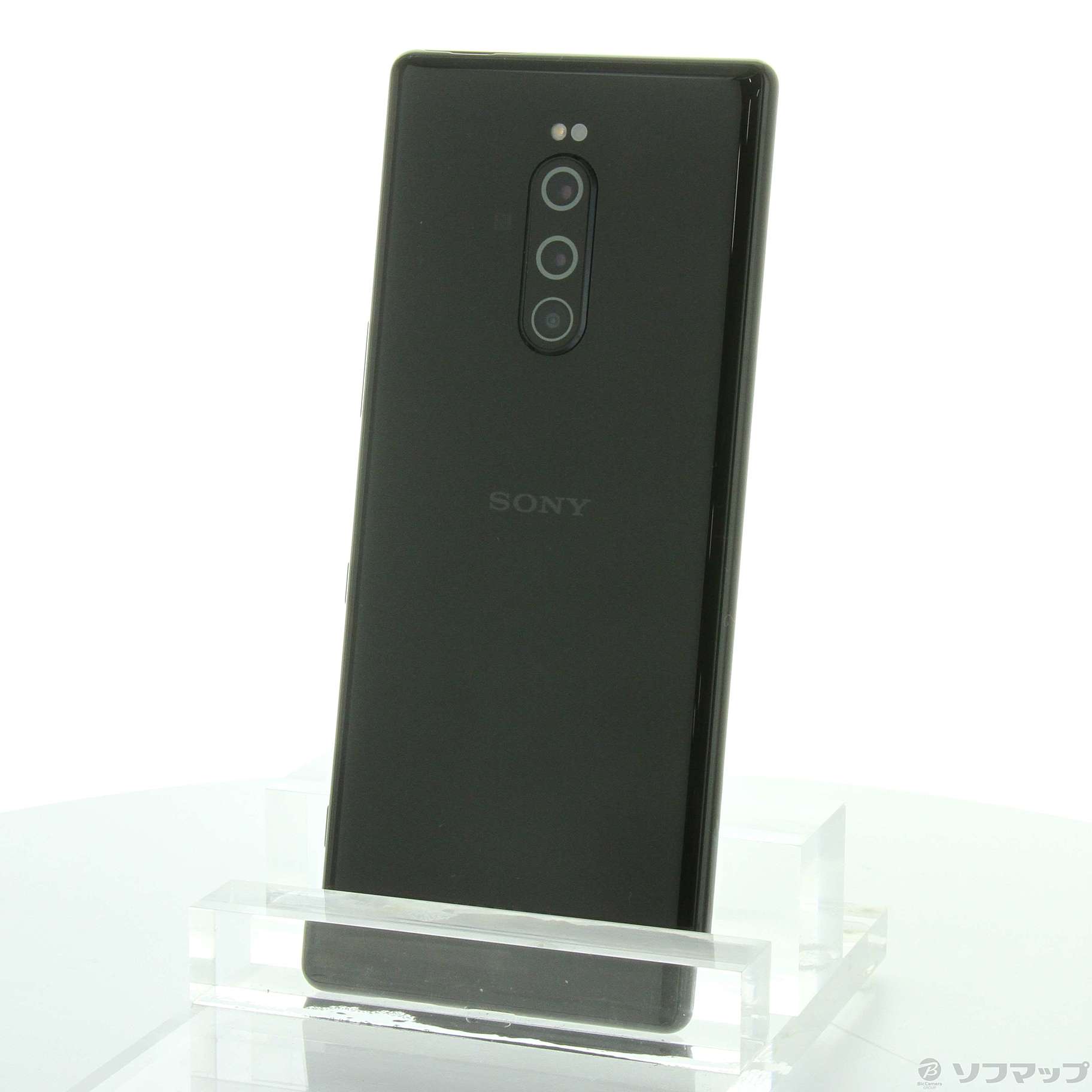 中古】Xperia 1 64GB ブラック 802SO SoftBank 〔ネットワーク利用制限