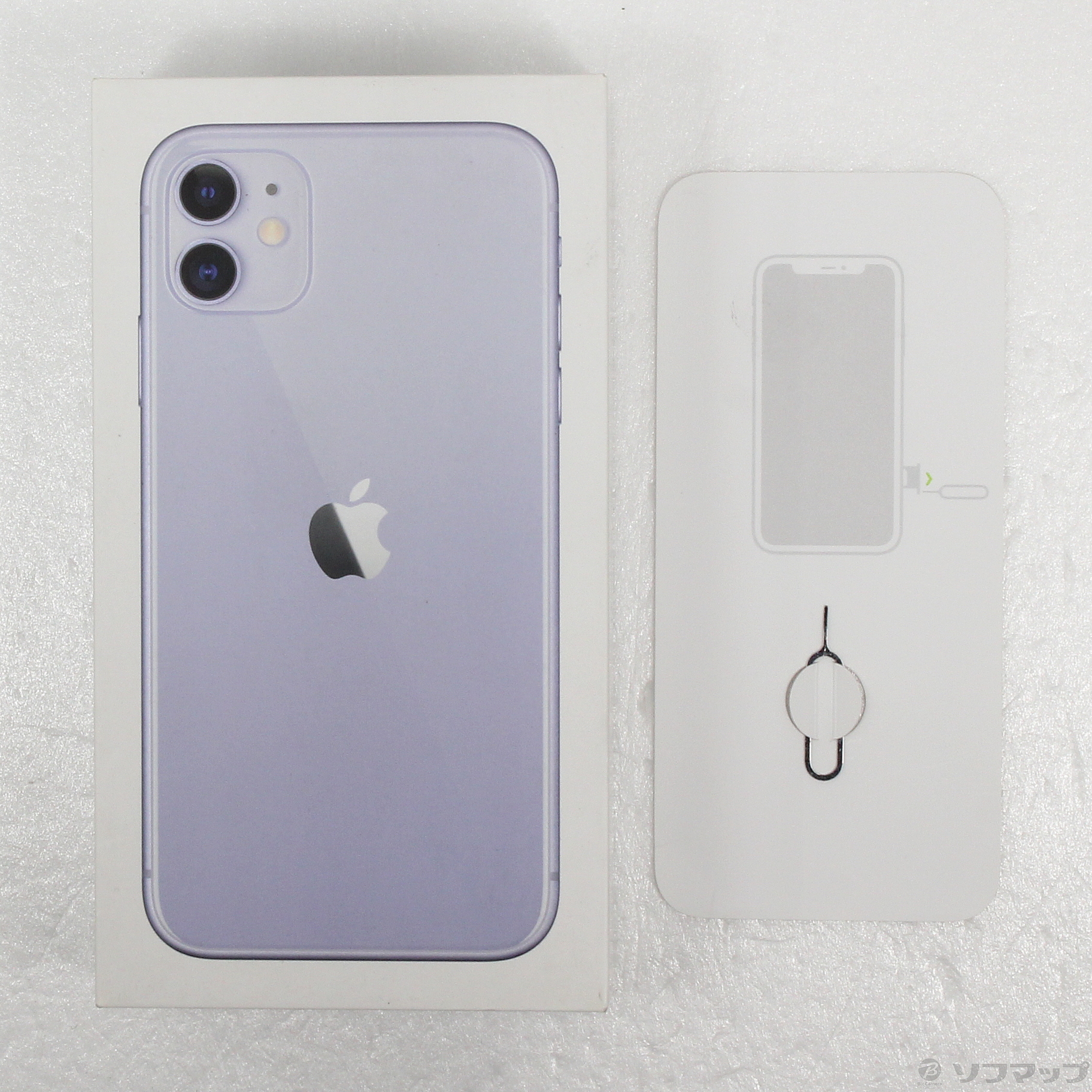 中古】iPhone11 256GB パープル MWMC2J／A SIMフリー [2133045666875