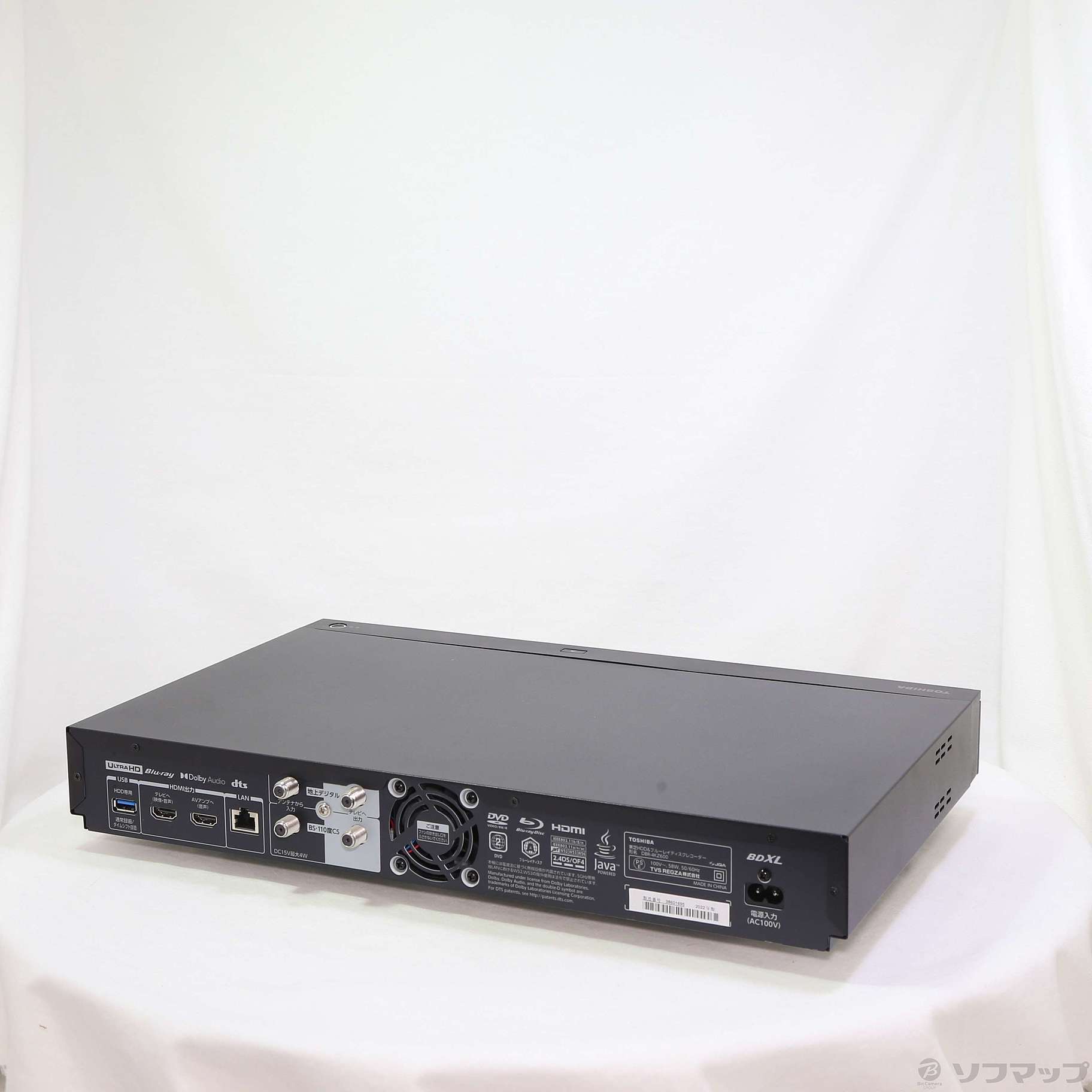 中古】〔中古品〕 ブルーレイレコーダー REGZA（レグザ） DBR-4KZ600