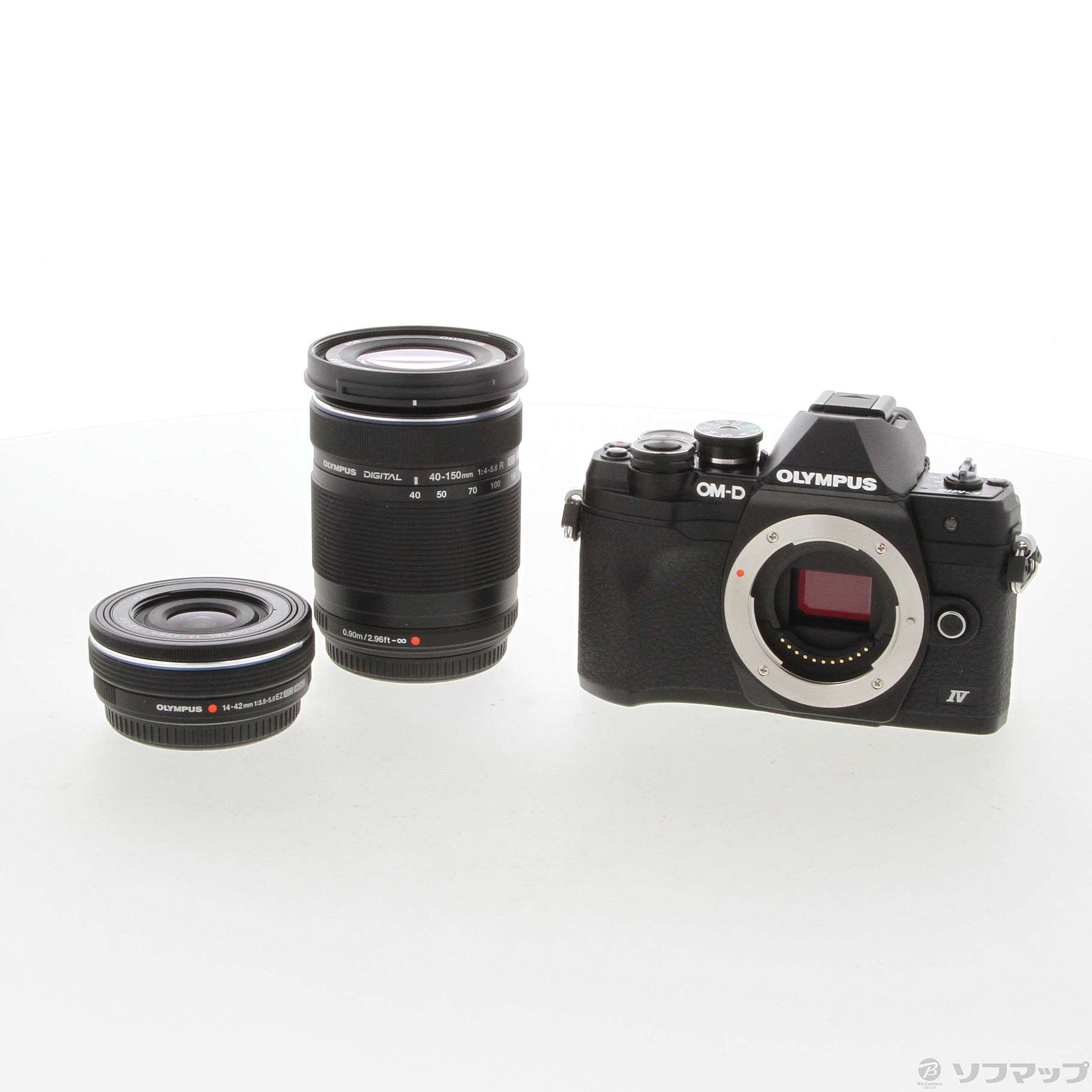 中古】OM-D E-M10 Mark IV EZダブルズームキット ブラック