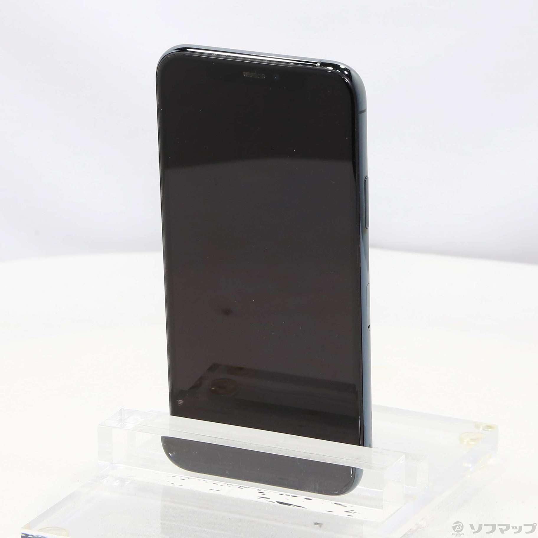 中古】iPhone11 Pro 256GB ミッドナイトグリーン MWCC2J／A SoftBank