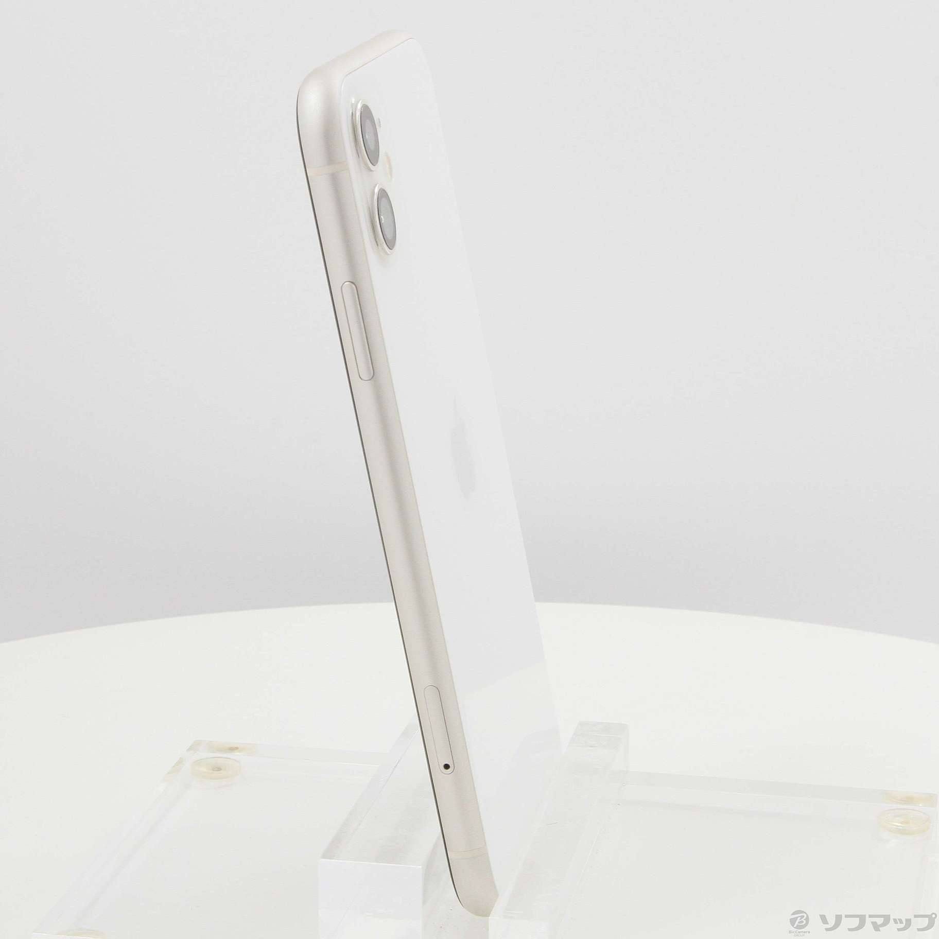 中古】iPhone11 128GB ホワイト MWM22J／A SIMフリー [2133045681755