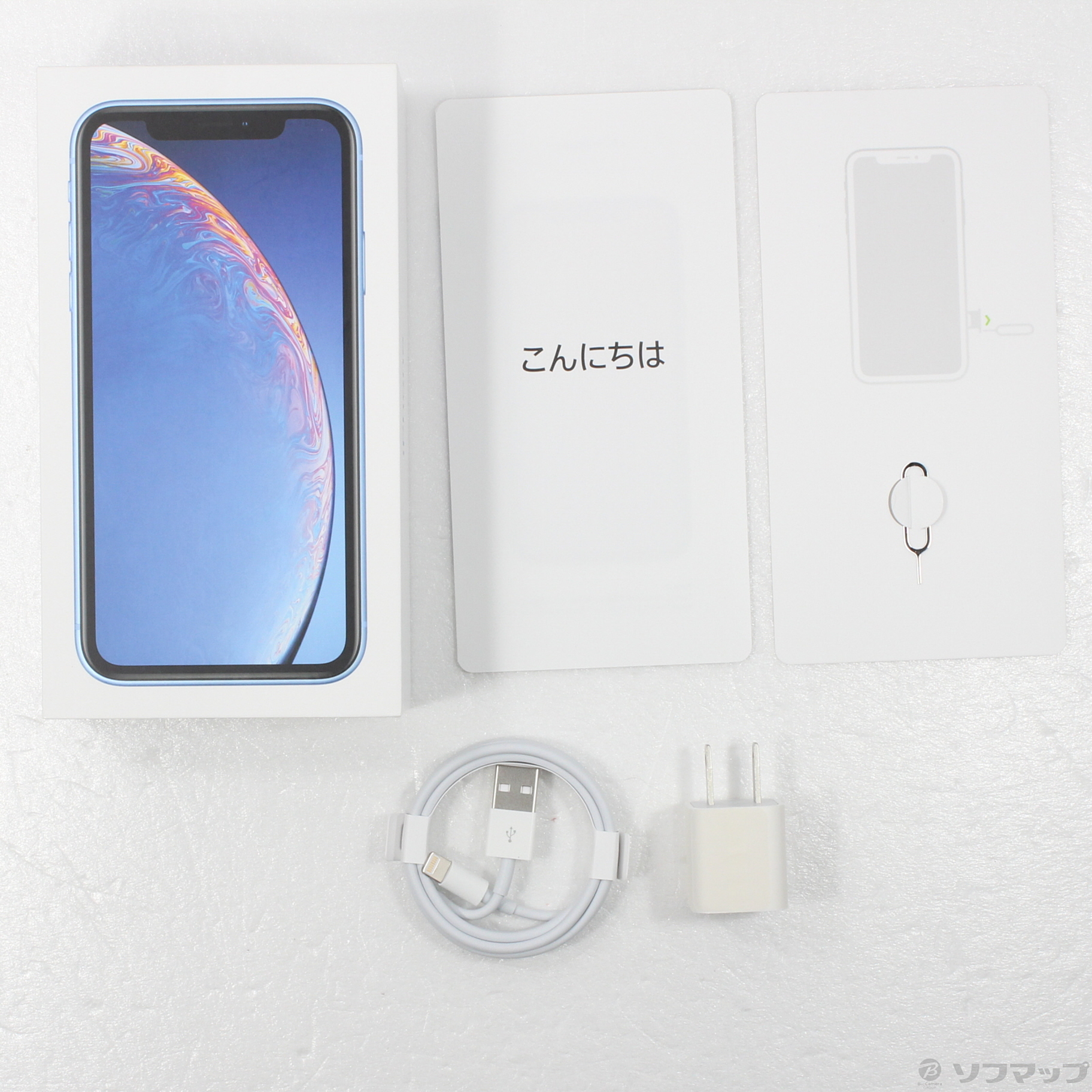 中古】iPhoneXR 128GB ブルー NT0U2J／A SIMフリー [2133045688976