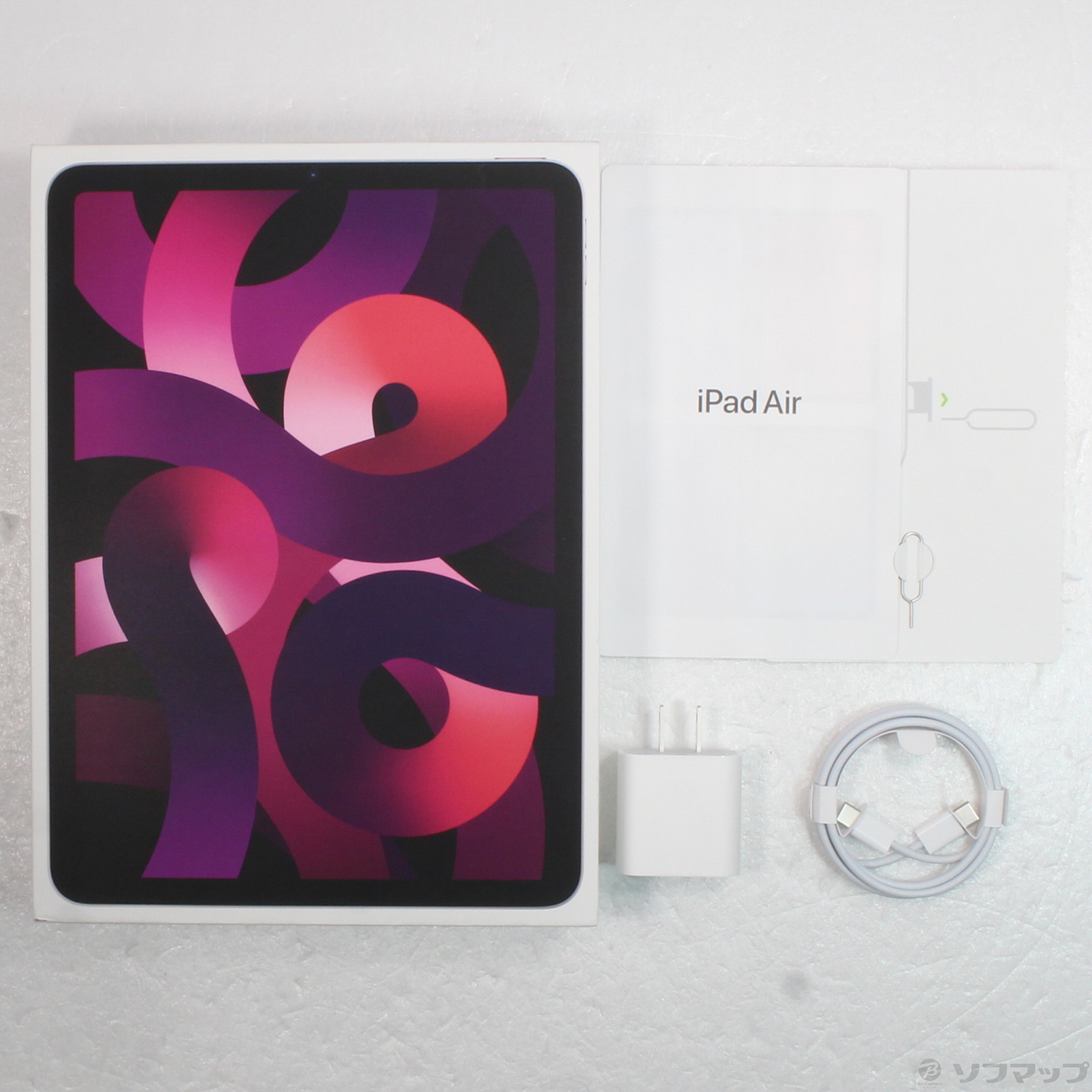 中古】iPad Air 第5世代 256GB ピンク MM723J／A SIMフリー