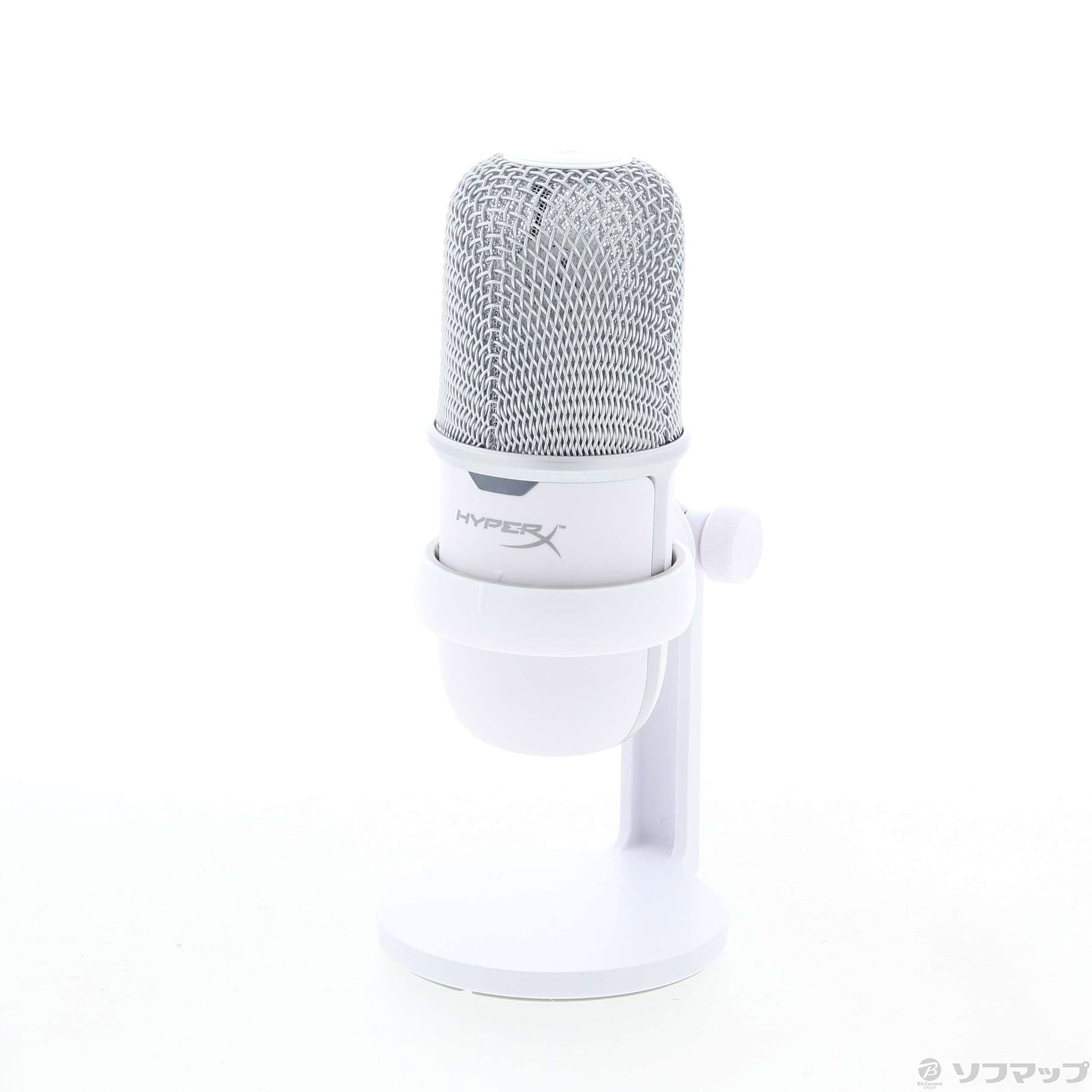 HYPER コンデンサーマイク ホワイト HyperXからスタンドマイク「SoloCast」「QuadCast S」にホワイト