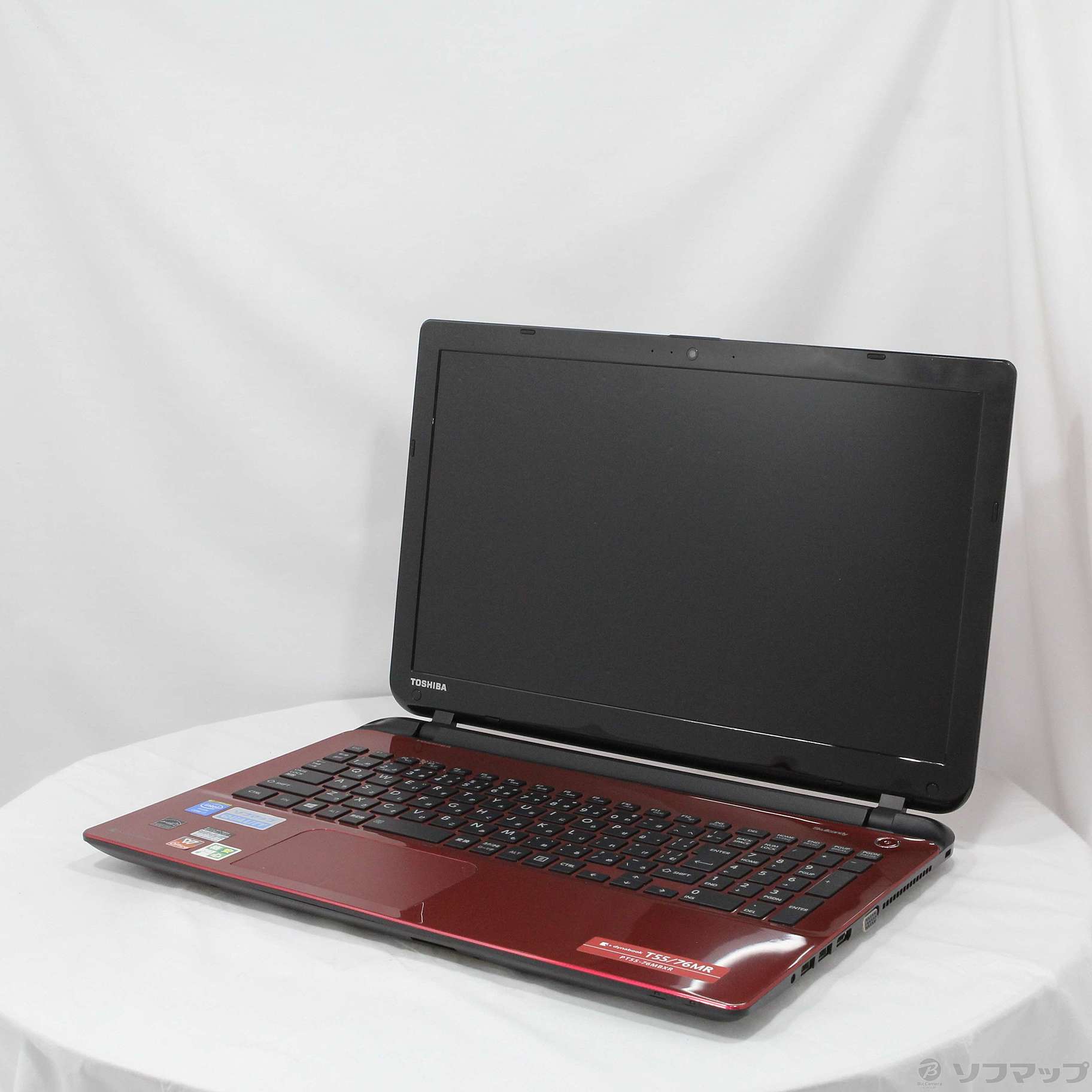 中古】格安安心パソコン dynabook T55／76MR PT55-76MBXR モデナレッド