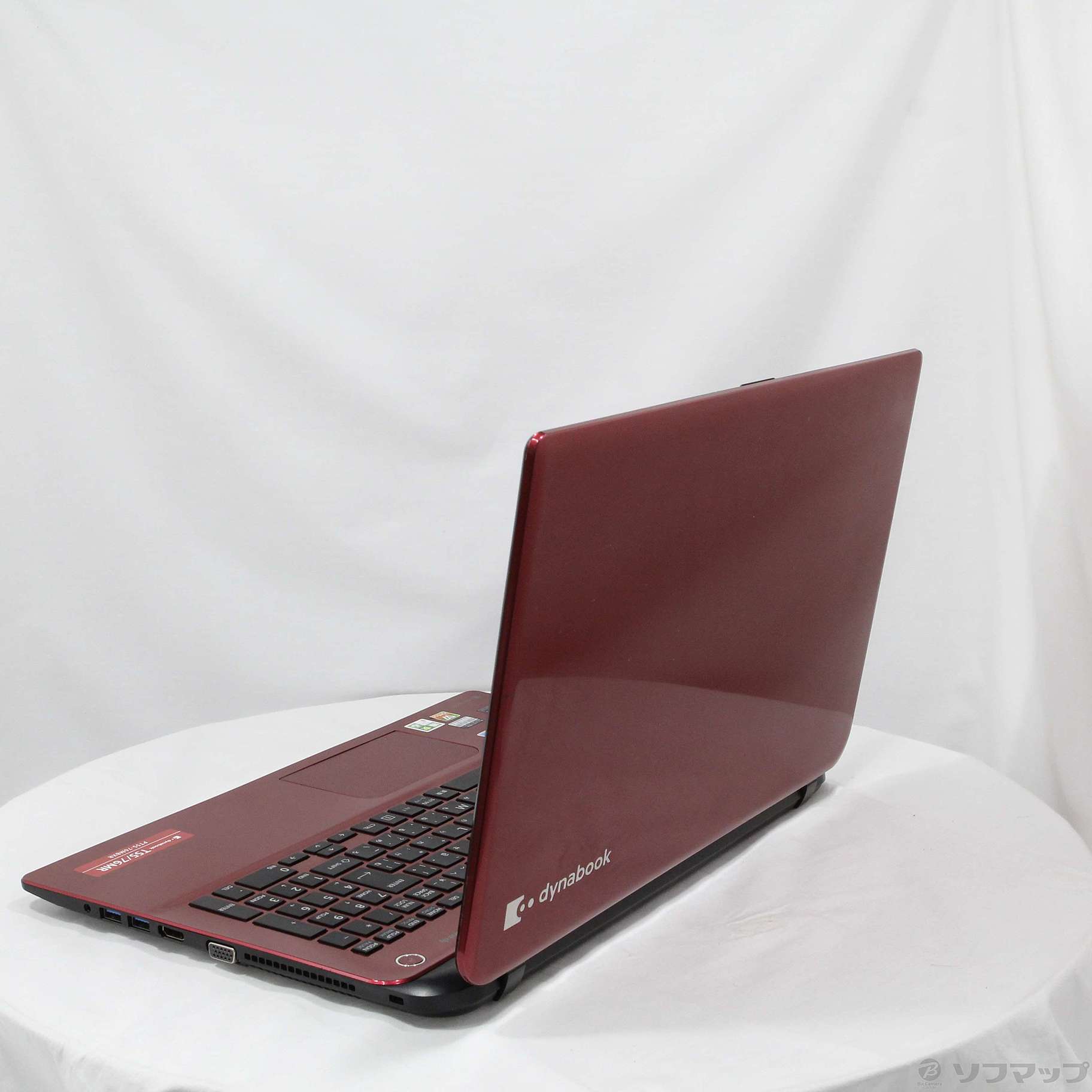 中古】格安安心パソコン dynabook T55／76MR PT55-76MBXR モデナレッド