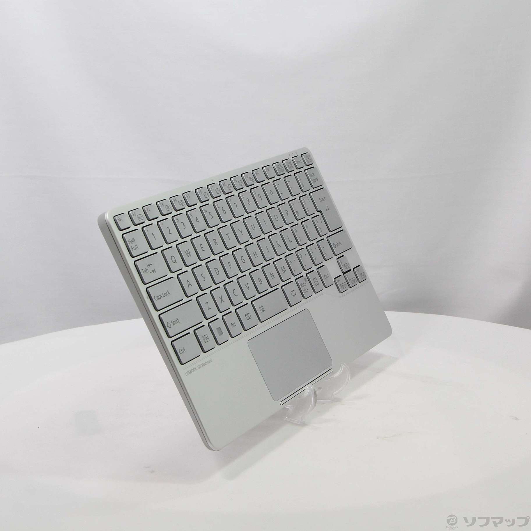 富士通　FUJITSU　キーボード FMV Mobile Keyboard(iPadOS Mac Windows11対応) ダークシルバー [有線･ワイヤレス  Bluetooth･USB-A USB-C]　FMVNKBUD