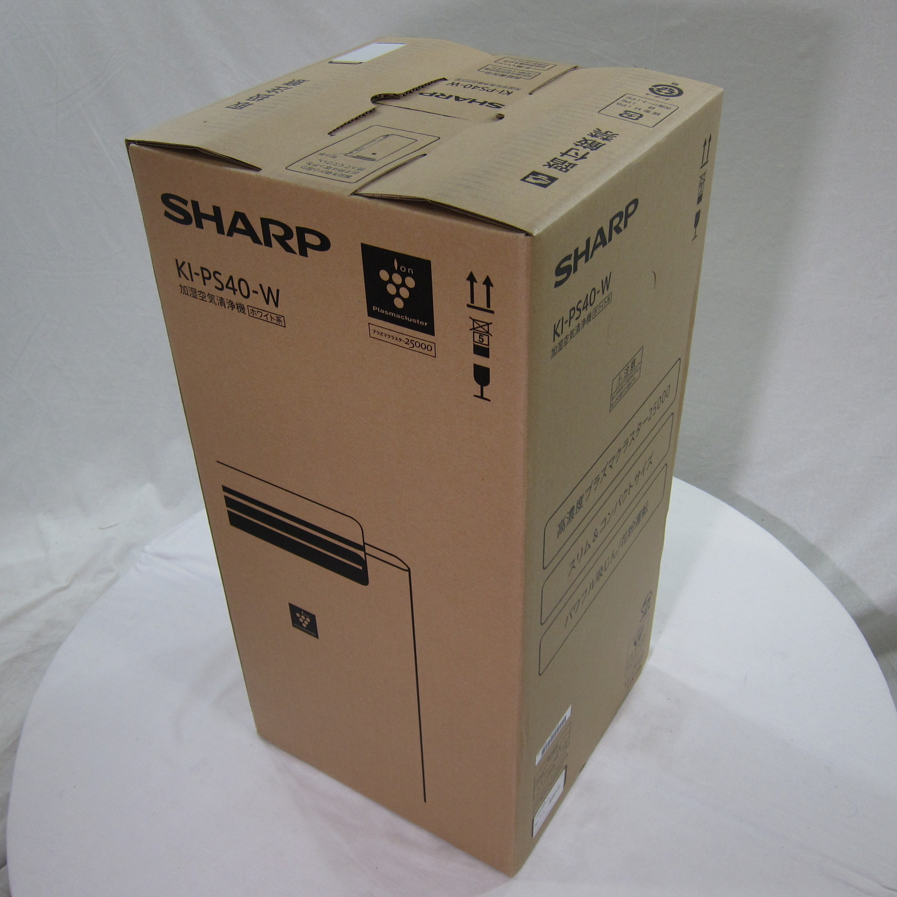 新品未開封品　SHARP プラズマクラスター 加湿空気清浄機 KI-PS40-Wシャープ