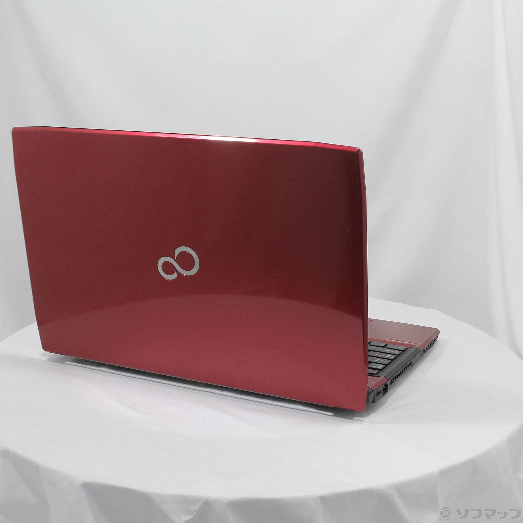 中古】格安安心パソコン LIFEBOOK AH45／S FMVA45SRP ルビーレッド 