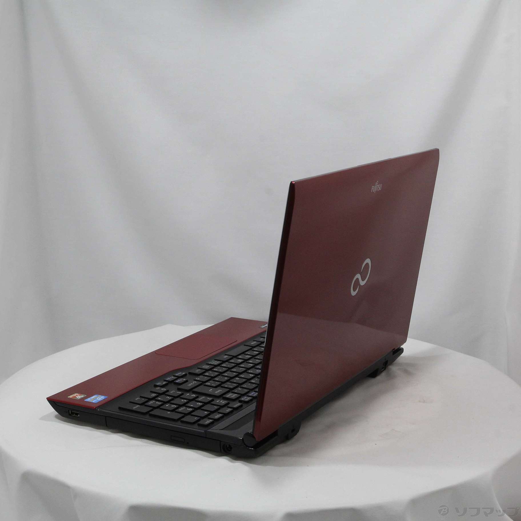 中古】格安安心パソコン LIFEBOOK AH45／K FMVA45KR ルビーレッド