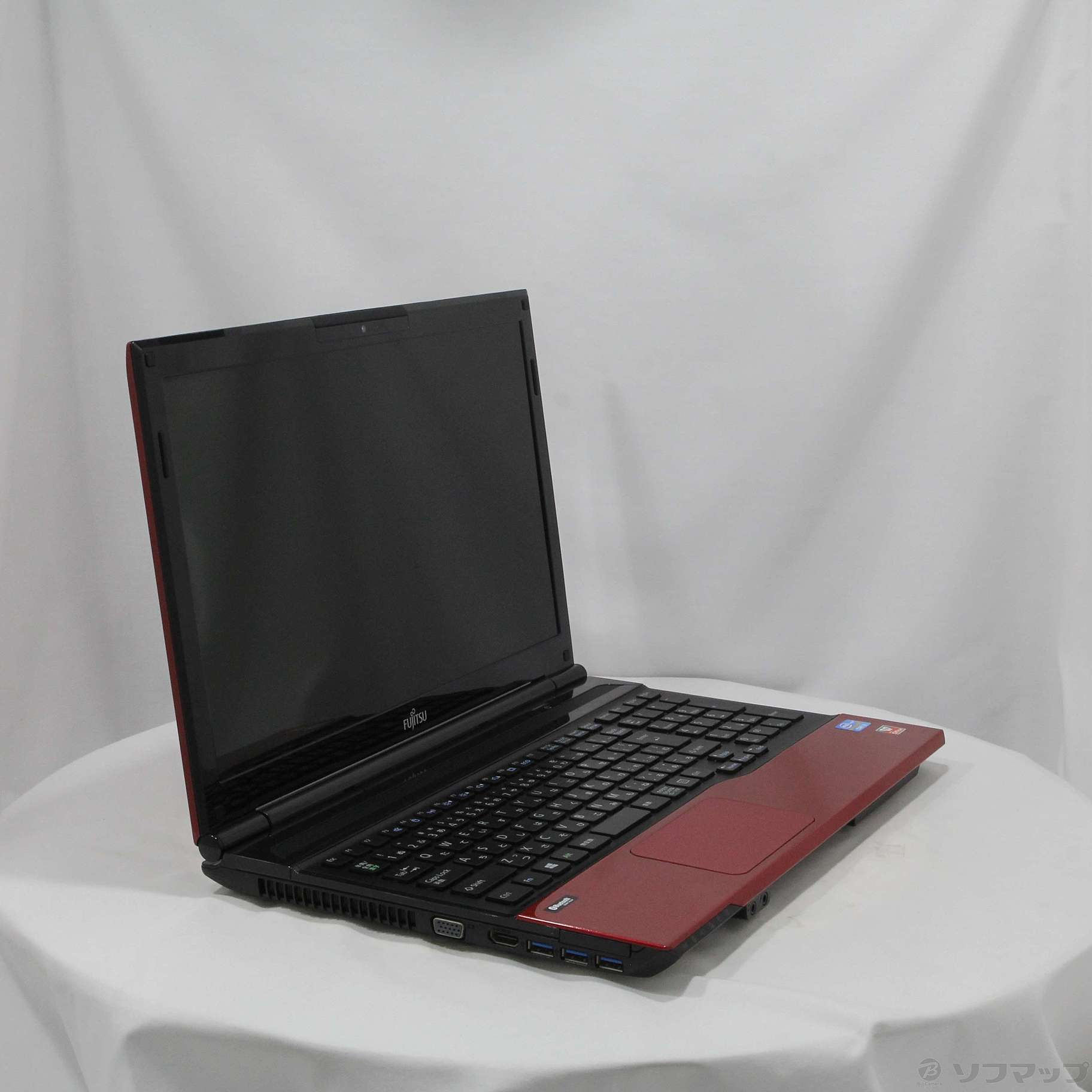 中古】格安安心パソコン LIFEBOOK AH45／K FMVA45KR ルビーレッド