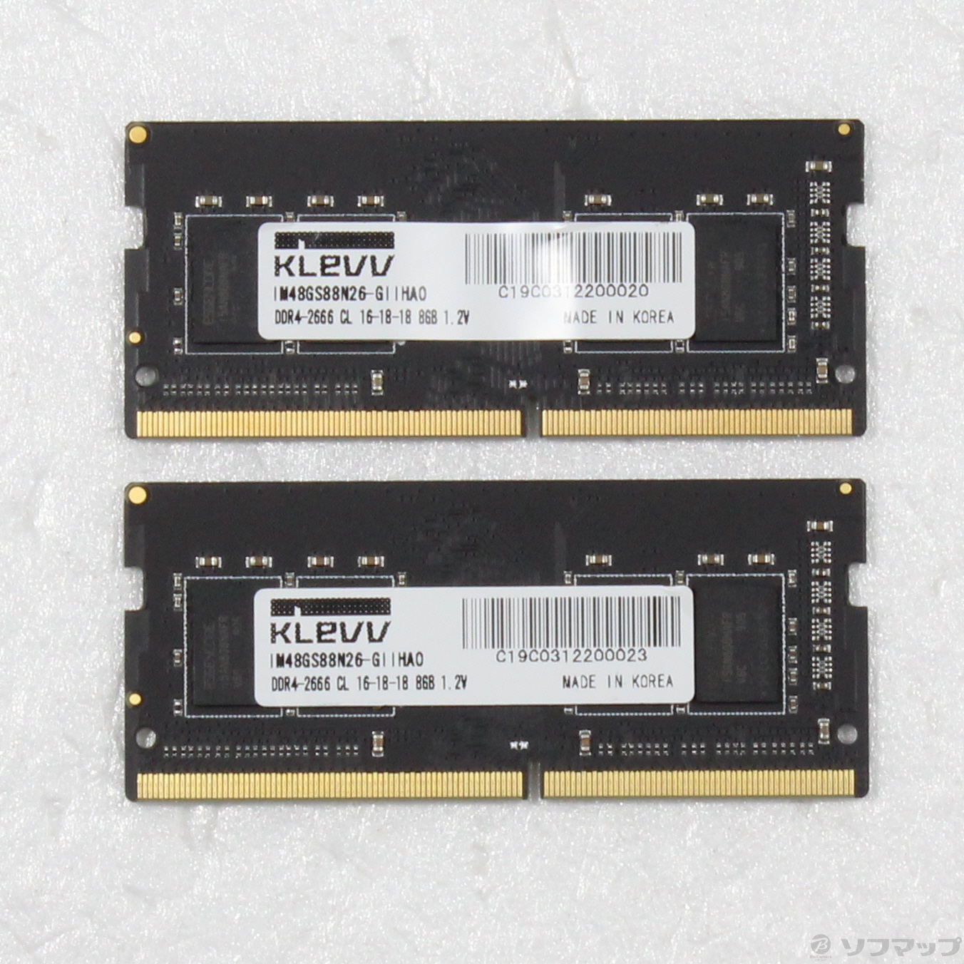 260P SODIMM PC4-21300 DDR4-2666 16GB 8GB×2枚組