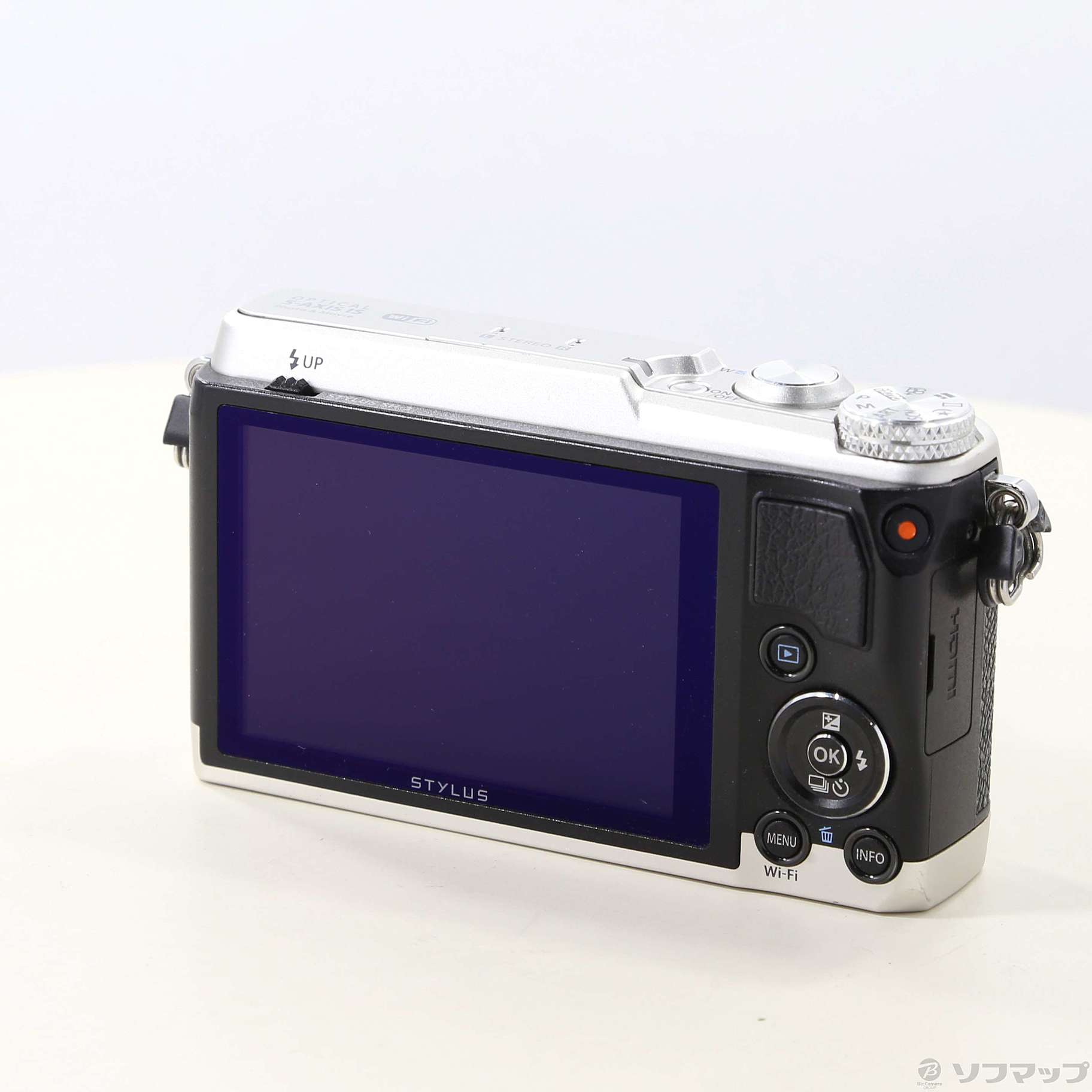 中古】OLYMPUS STYLUS SH-3 SLV (1600万画素／24倍／シルバー