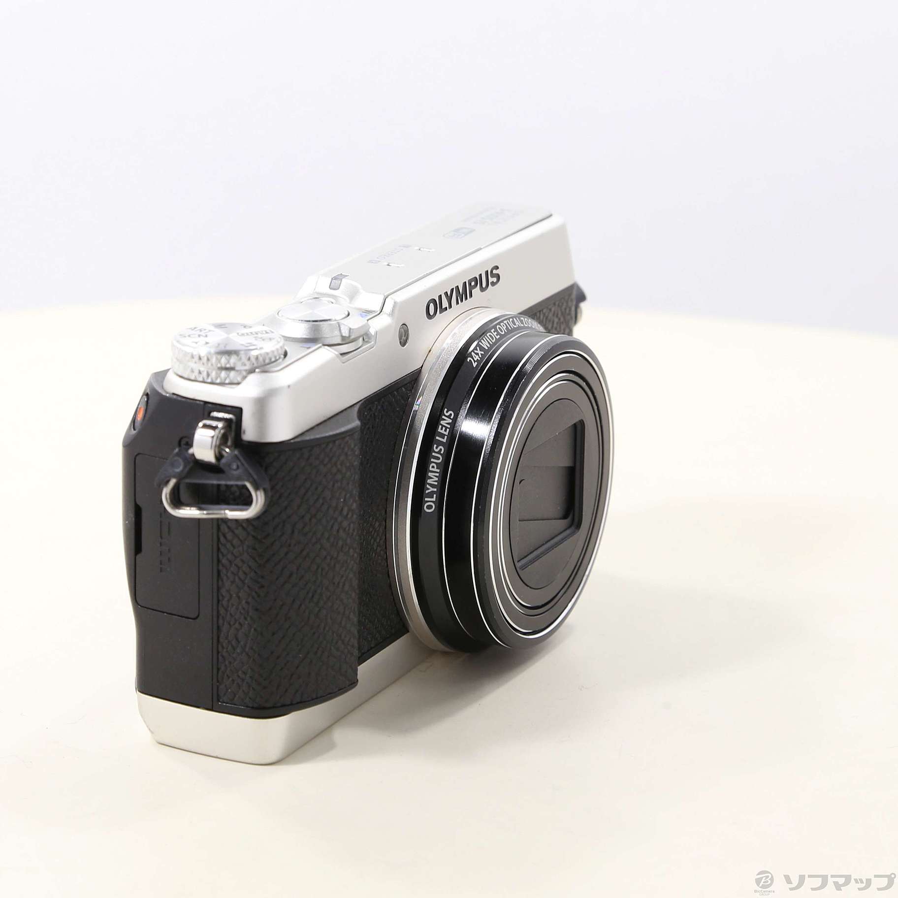 中古】OLYMPUS STYLUS SH-3 SLV (1600万画素／24倍／シルバー