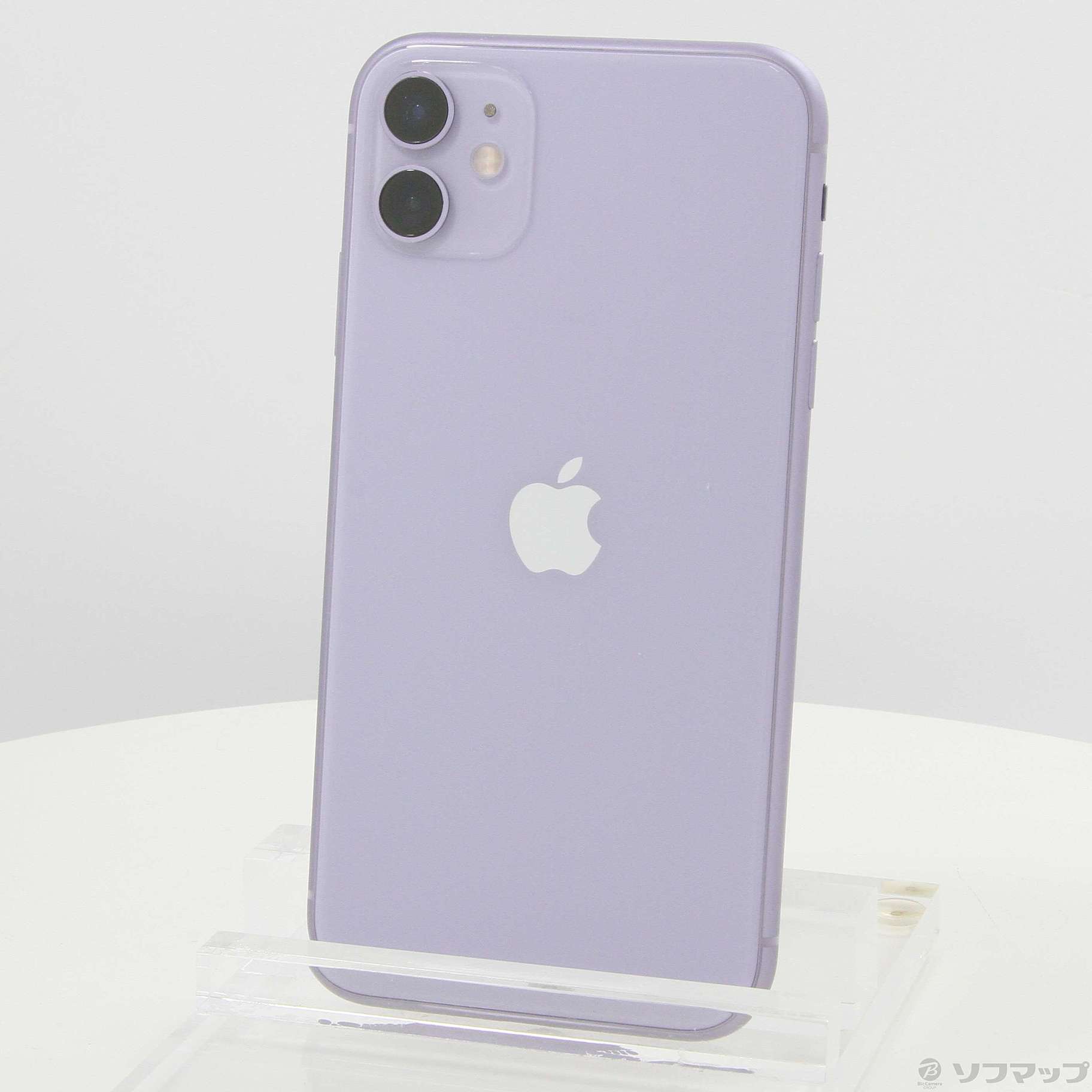 中古】iPhone11 64GB パープル MWLX2J／A SIMフリー