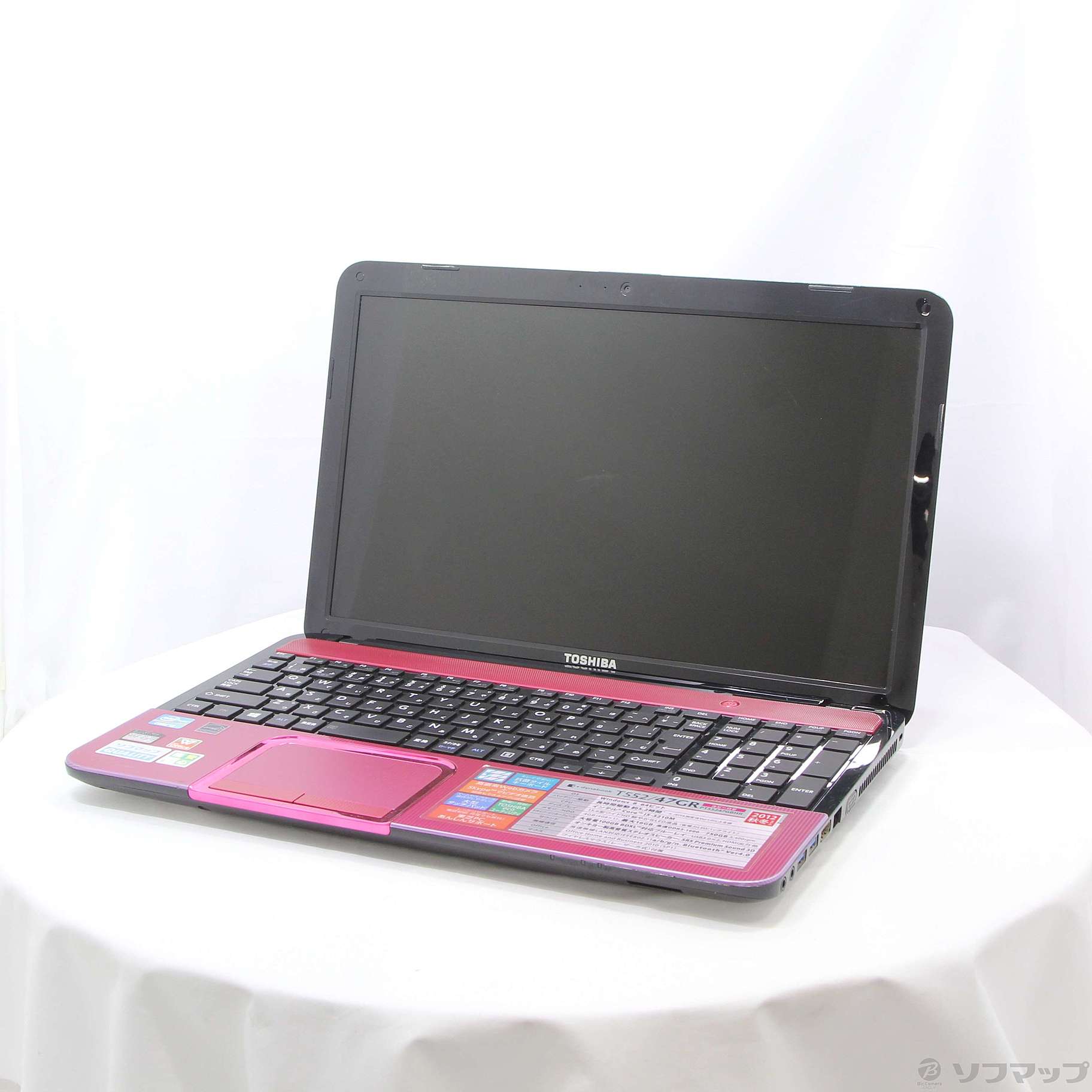 格安安心パソコン dynabook T552／47GR PT55247GBHR ルビーロゼ