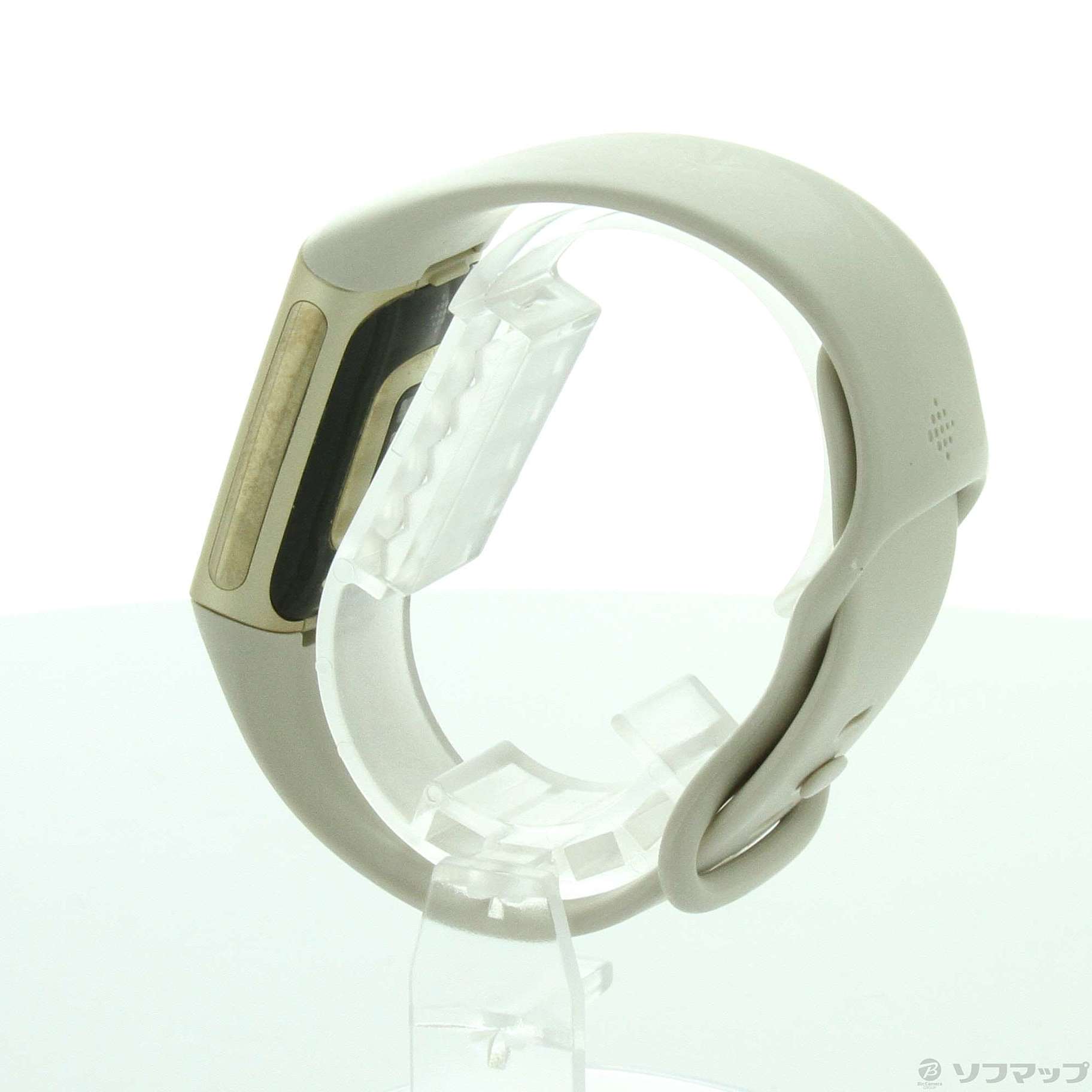 中古】Fitbit Charge5 FB421GLWT-FRCJK ルナホワイト／ソフトゴールド