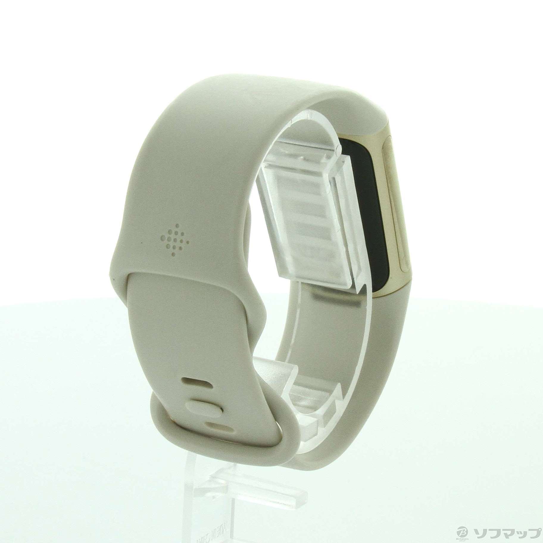 中古】Fitbit Charge5 FB421GLWT-FRCJK ルナホワイト／ソフトゴールド