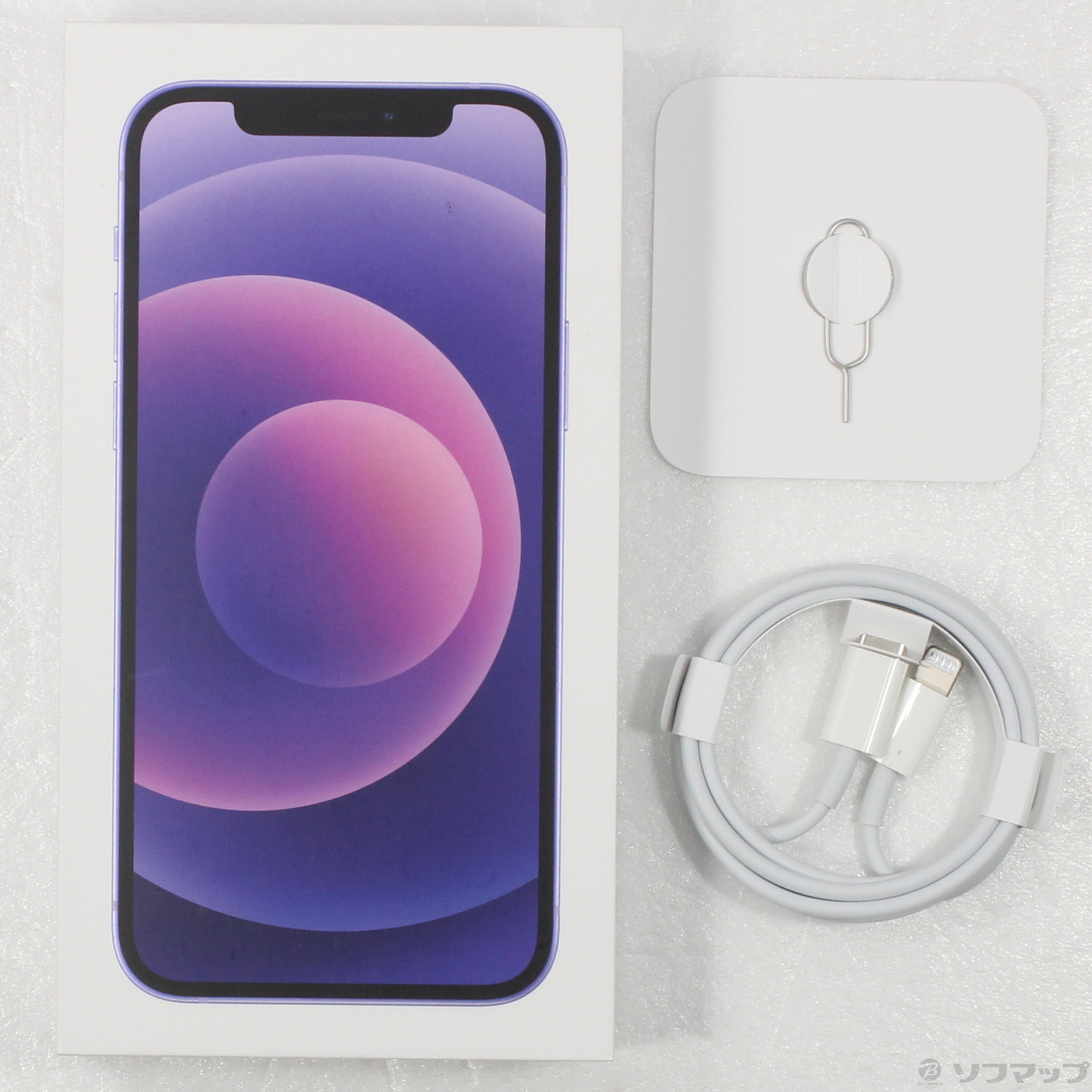 iPhone 12 64GB SIMフリ－　パープル　ジャンク品 中古】iPhone12 64GB パープル MJNH3J／A SIMフリー