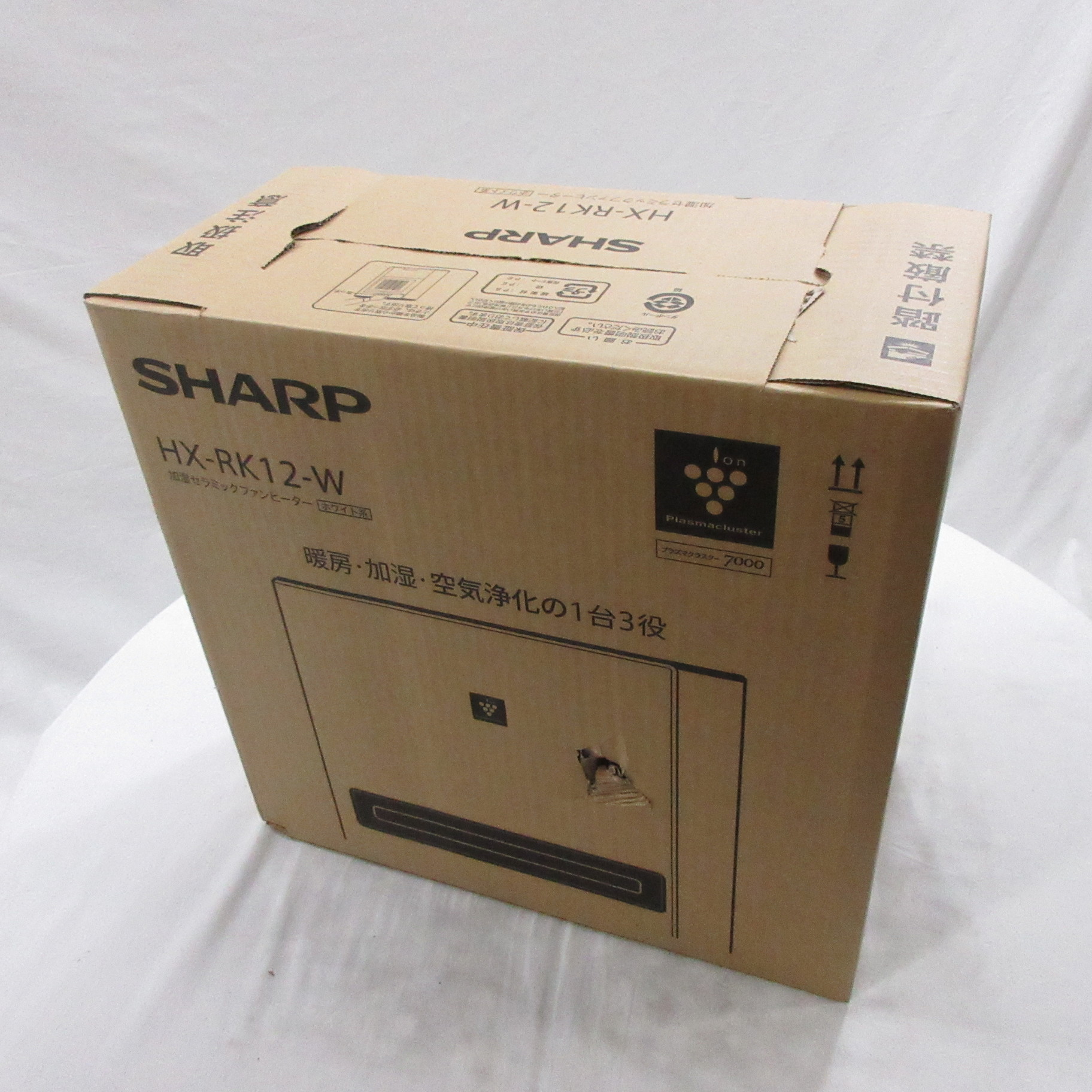 専用☆ SHARPプラズマクラスター加湿付電気ファンヒーター HX-RK12-W