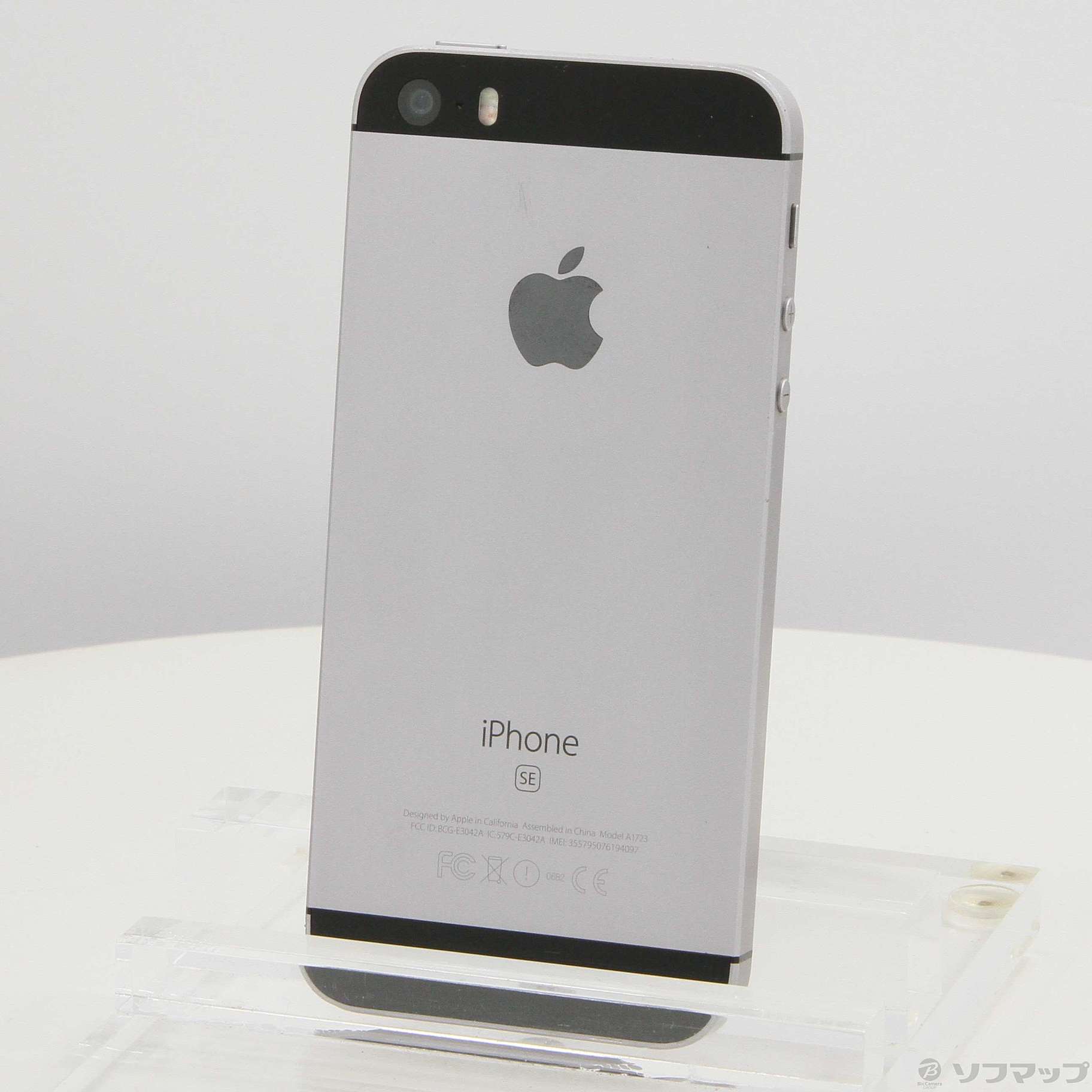 中古】iPhone SE 64GB スペースグレイ MLM62J／A SIMフリー