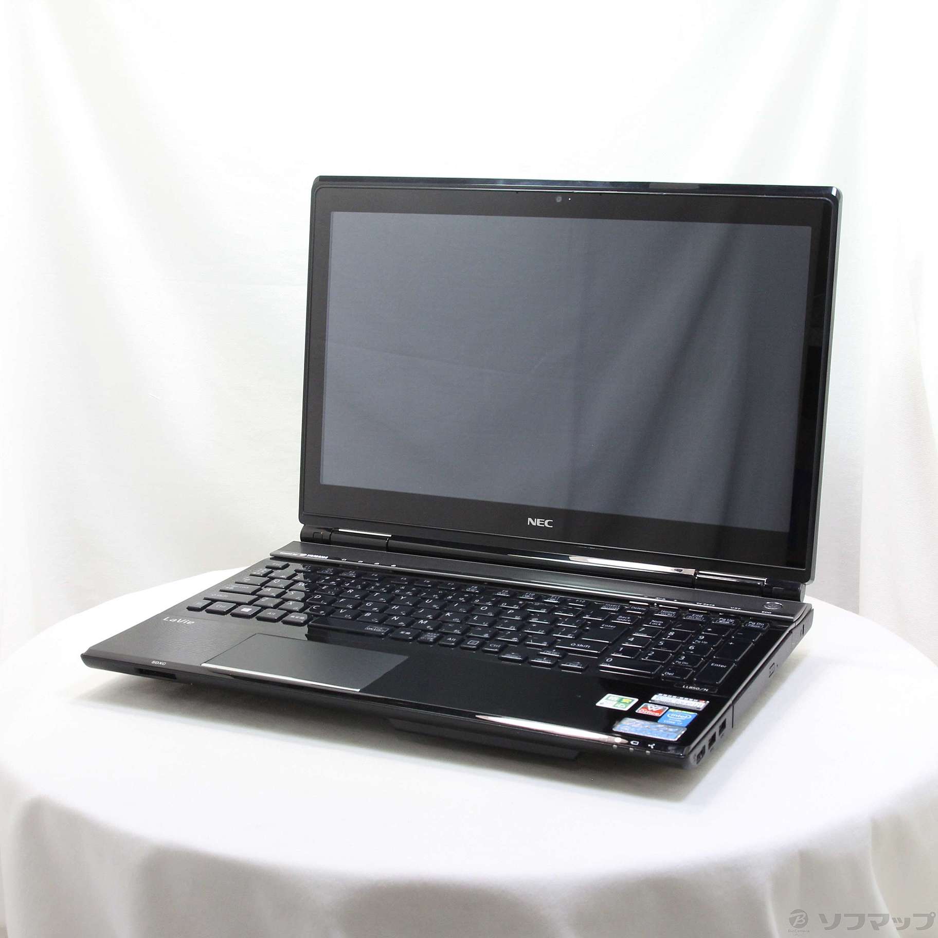 中古品非常便宜的放心的个人电脑LaVie L PC-LL850NSB水晶黑色|no邮购是
