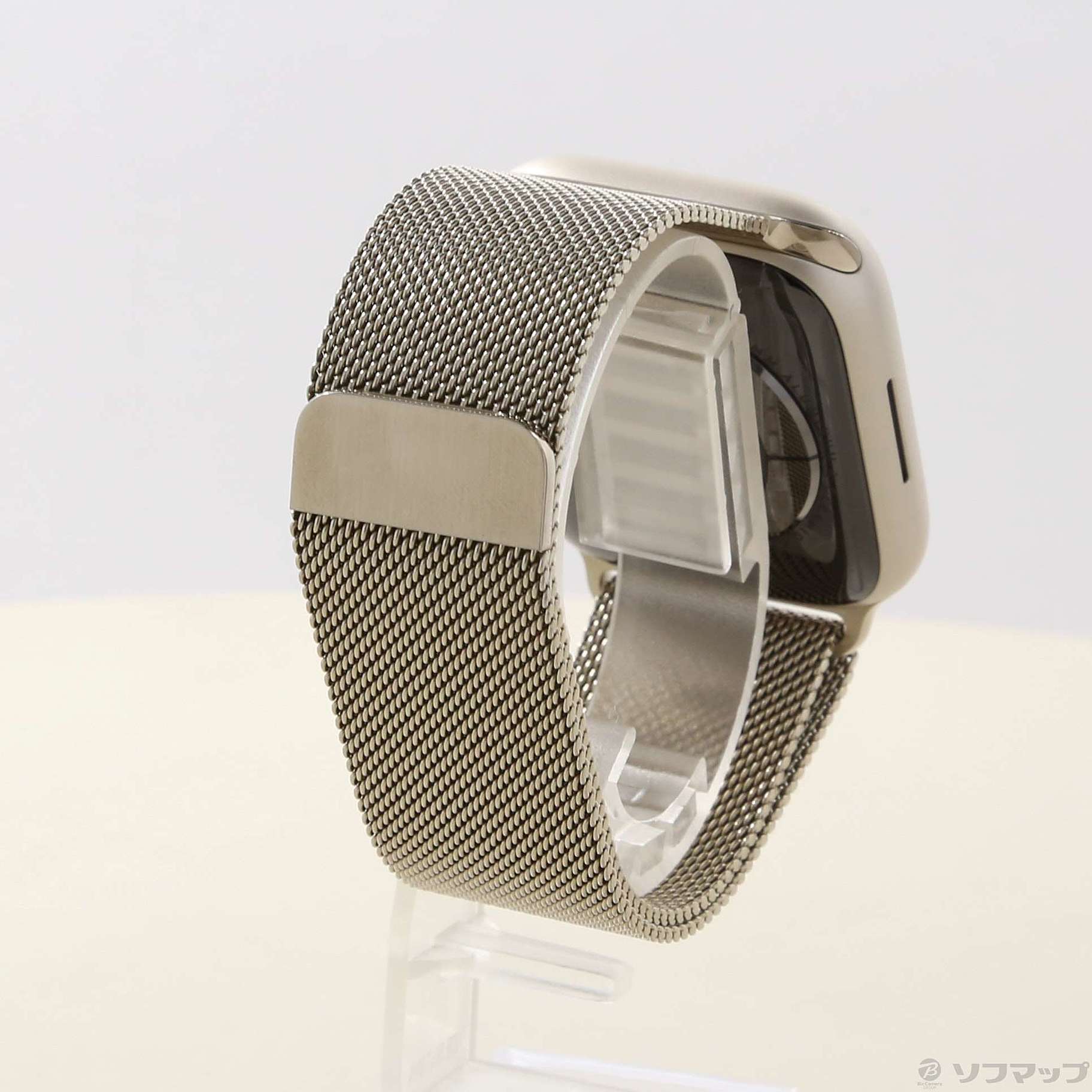 Apple Watch Series 8 GPS 45mm スターライトアルミニウムケース ゴールドステンレススチールミラネーゼループ