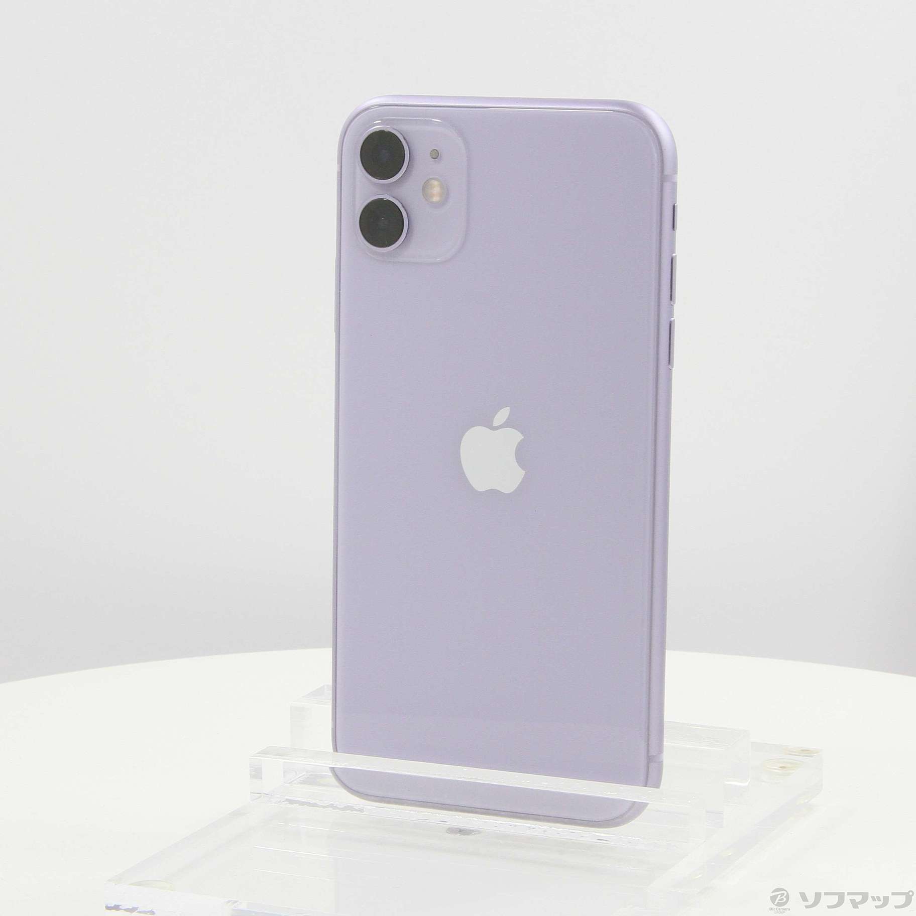 中古】iPhone11 64GB パープル MWLX2J／A SIMフリー [2133045798156