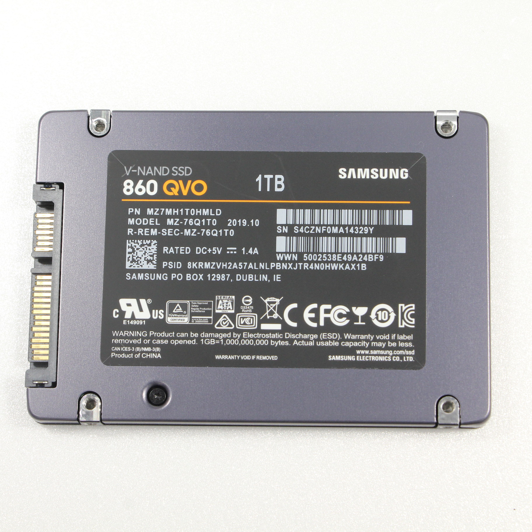 SSD 860 QVO MZ-76Q1T0B／IT