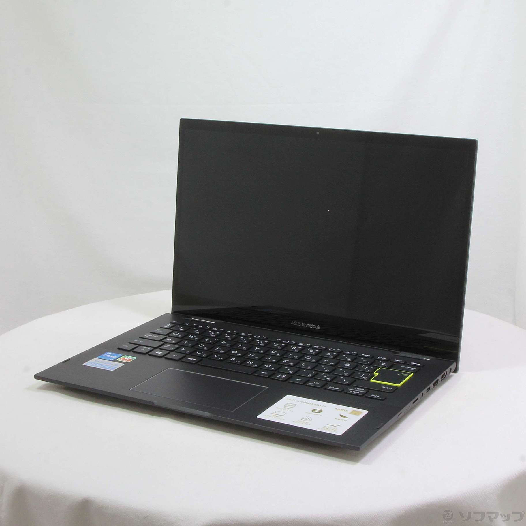 中古】VivoBook Flip 14 TP470EA-EC492WS インディーブラック ［Core