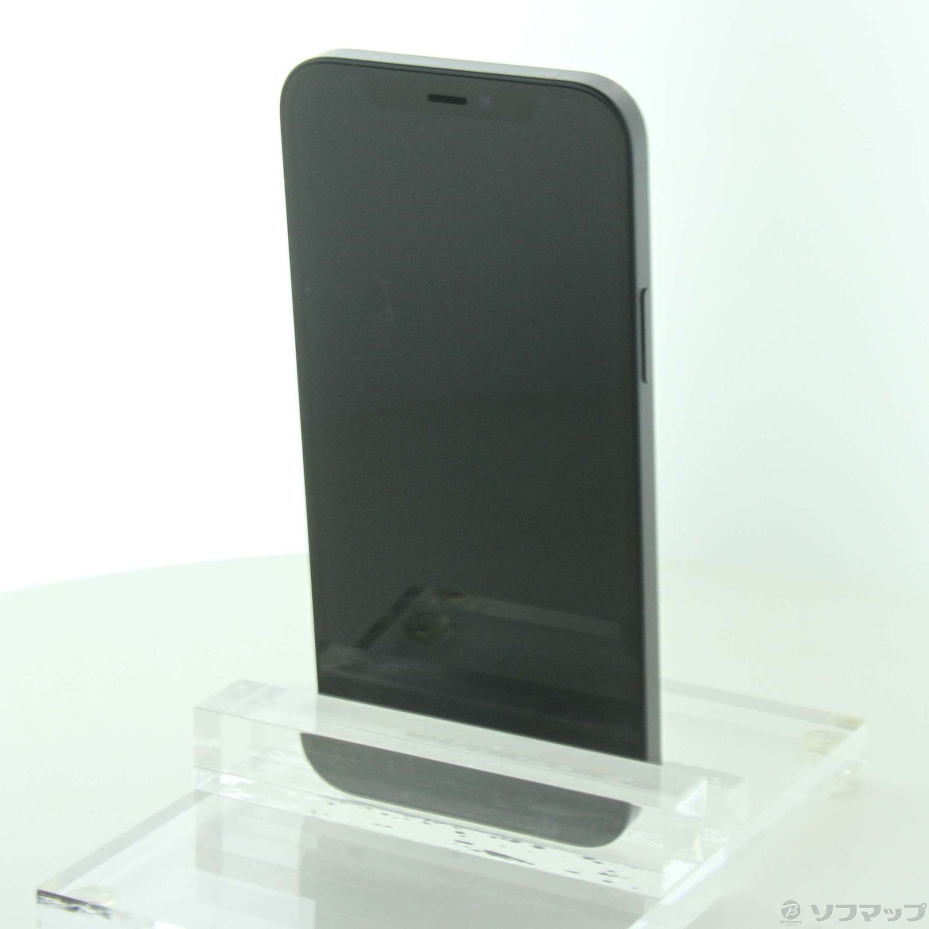 中古】iPhone12 64GB ブラック MGHN3J／A SoftBank 〔ネットワーク利用