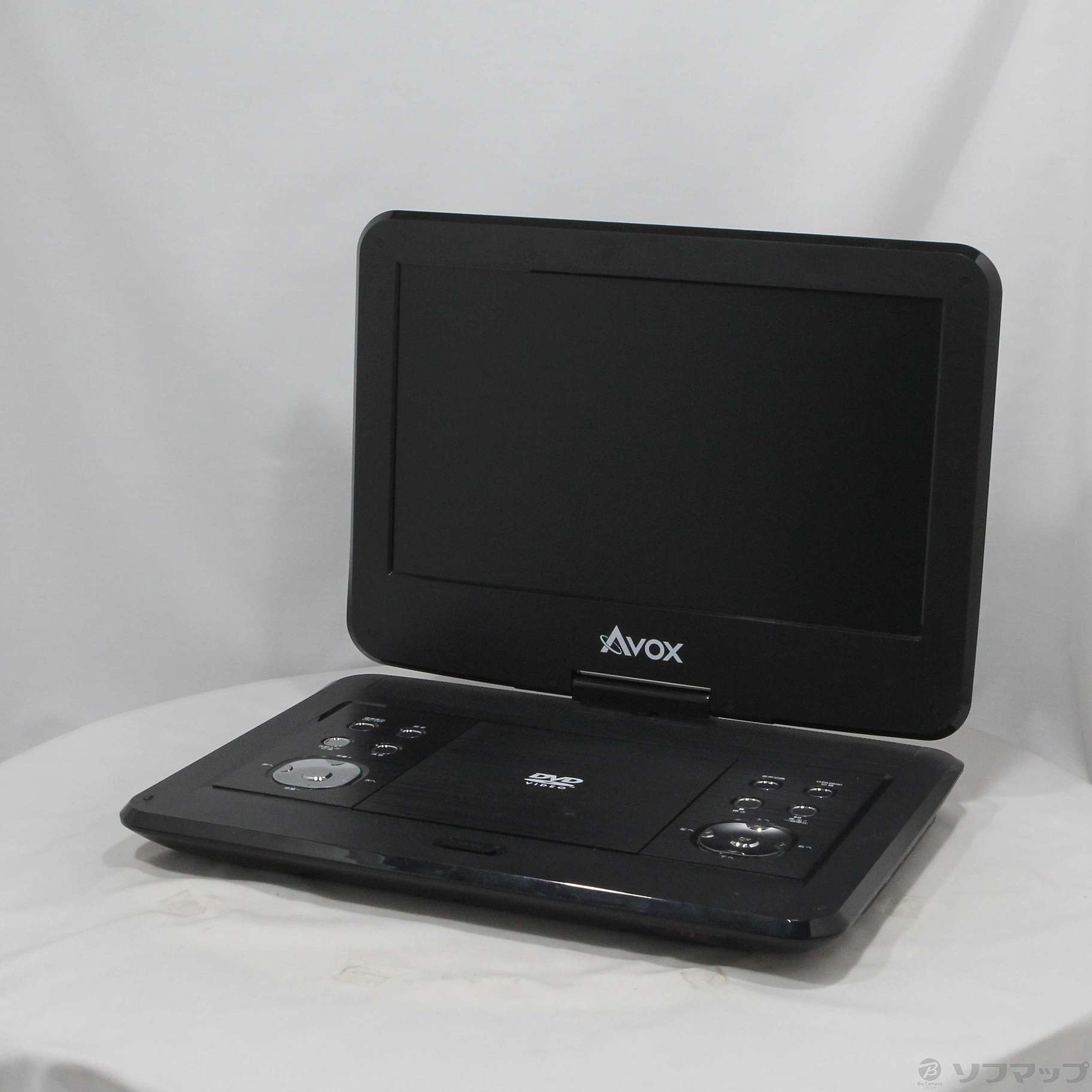 中古】 AVOX ポータブルDVDプレーヤー ブラック ADP-1320MK 中古