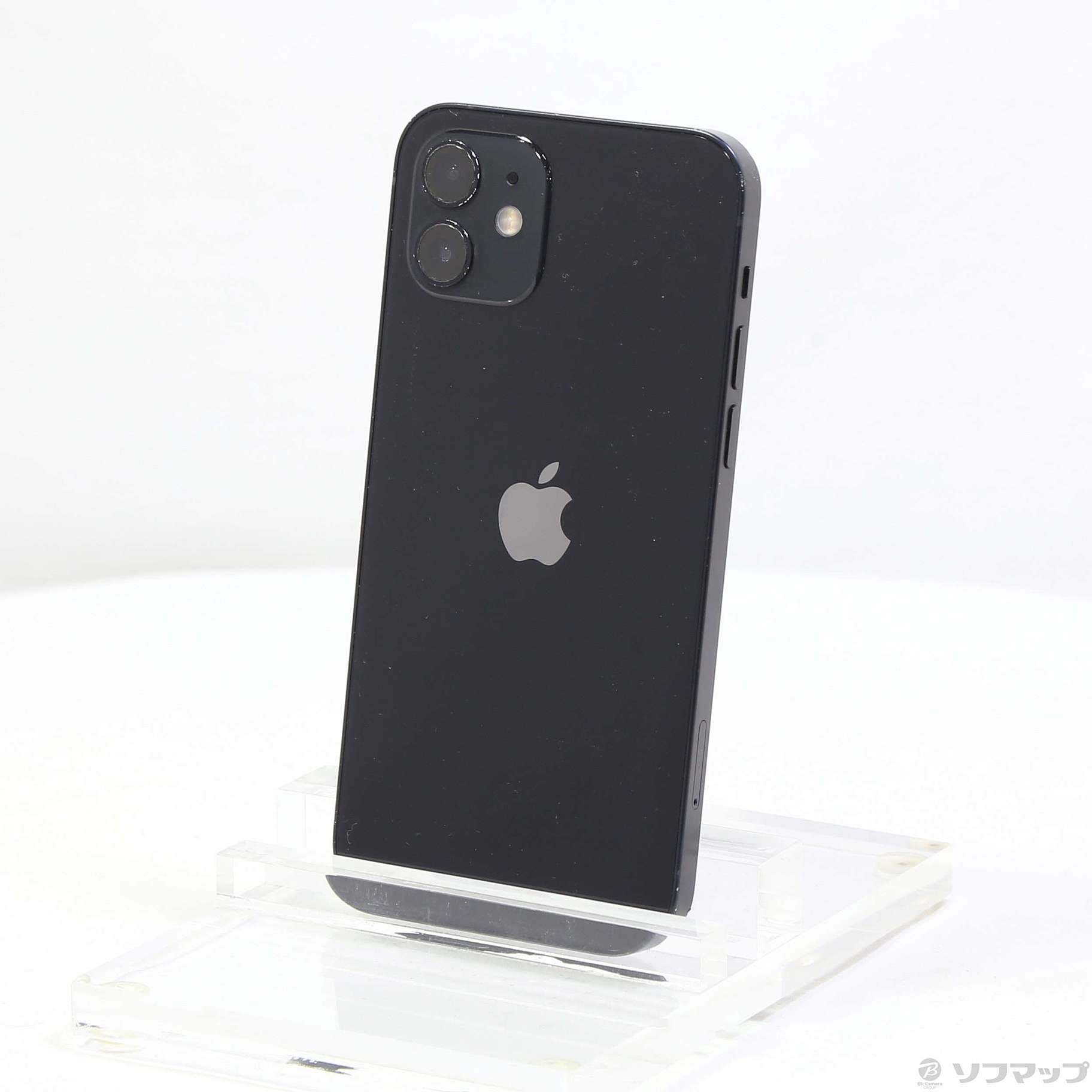 中古】iPhone12 64GB ブラック MGHN3J／A SIMフリー [2133045814566