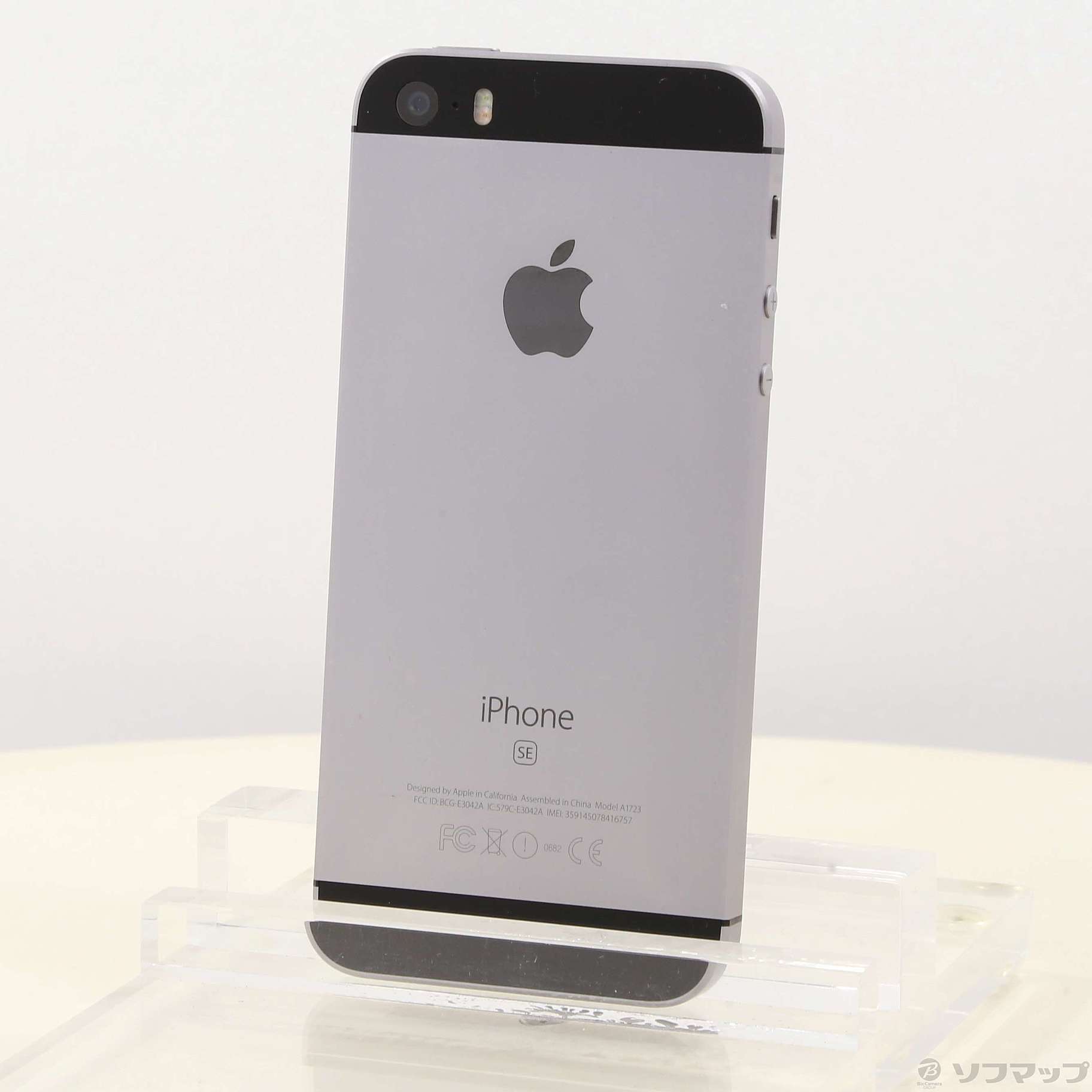 中古】iPhone SE 64GB スペースグレイ MLM62J／A SIMフリー