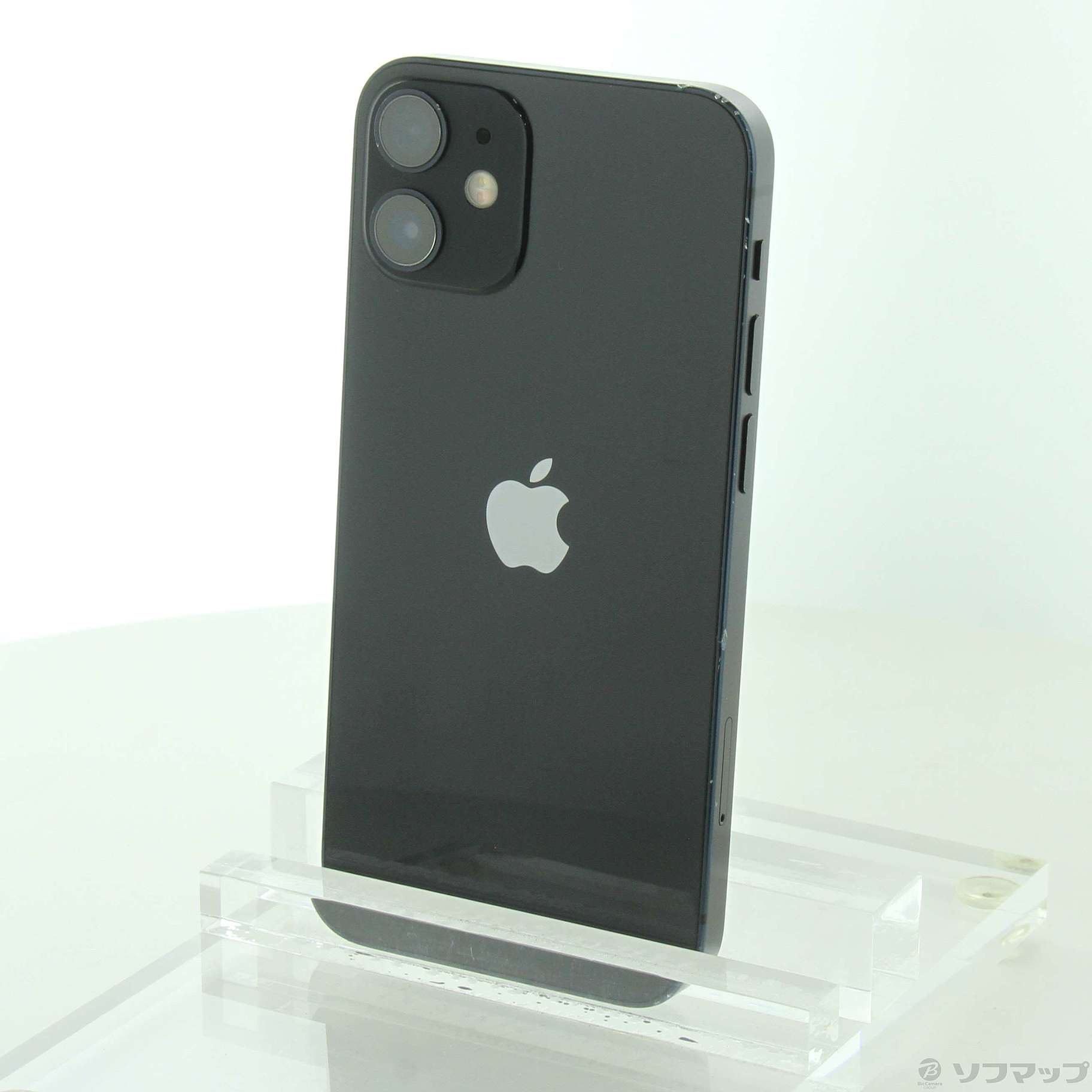 中古】iPhone12 mini 64GB ブラック MGA03J／A SoftBank