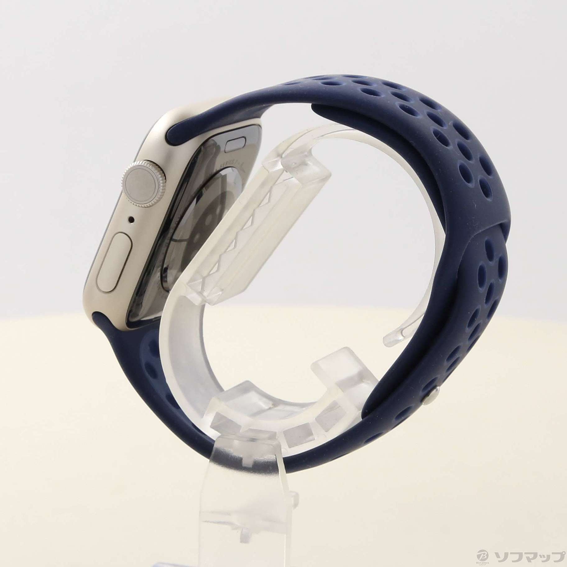 Apple Watch Series 7 GPS 41mm スターライトアルミニウムケース  ミッドナイトネイビー／ミスティックネイビーNikeスポーツバンド